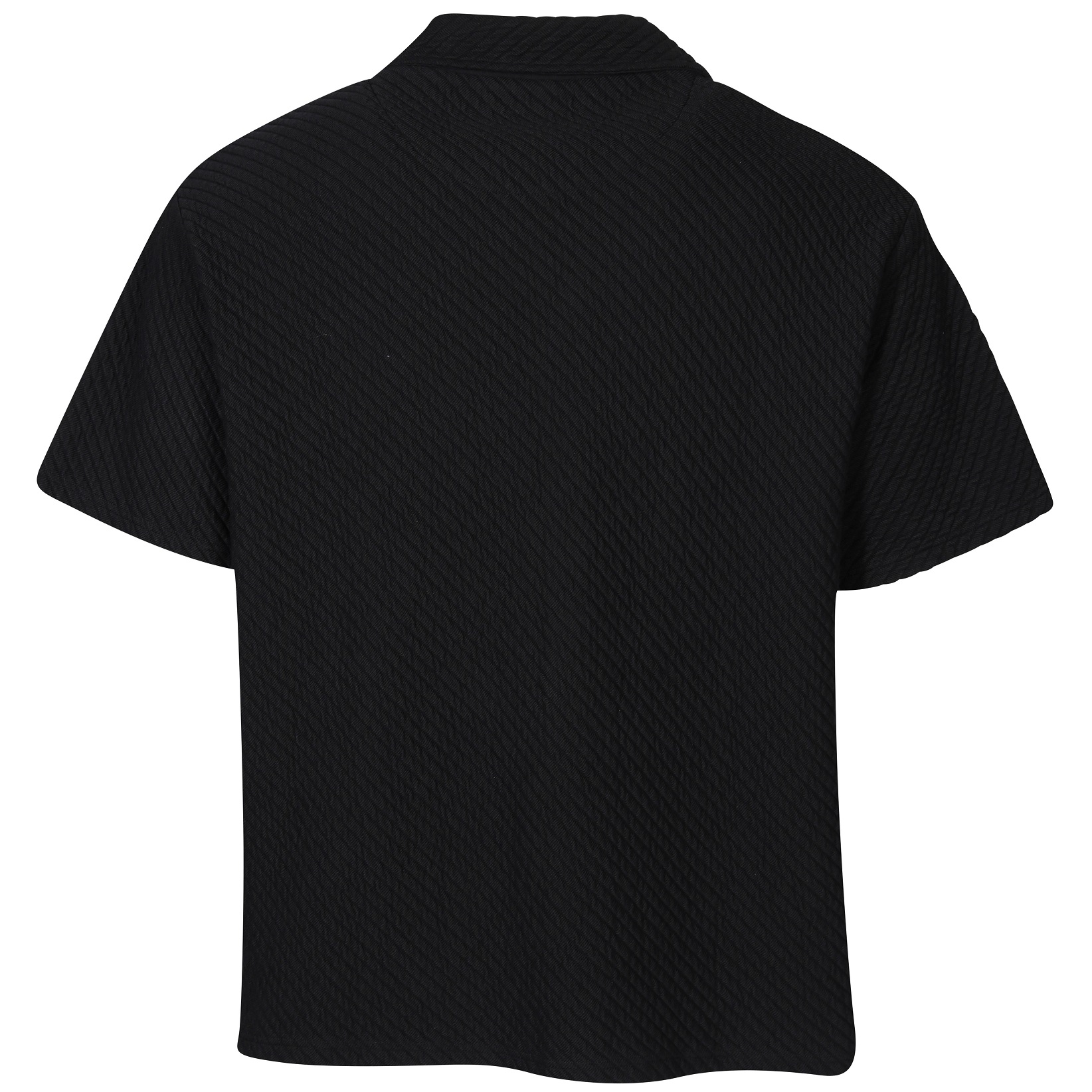 REPRESENT Ottoman Rib Shirt in Black M