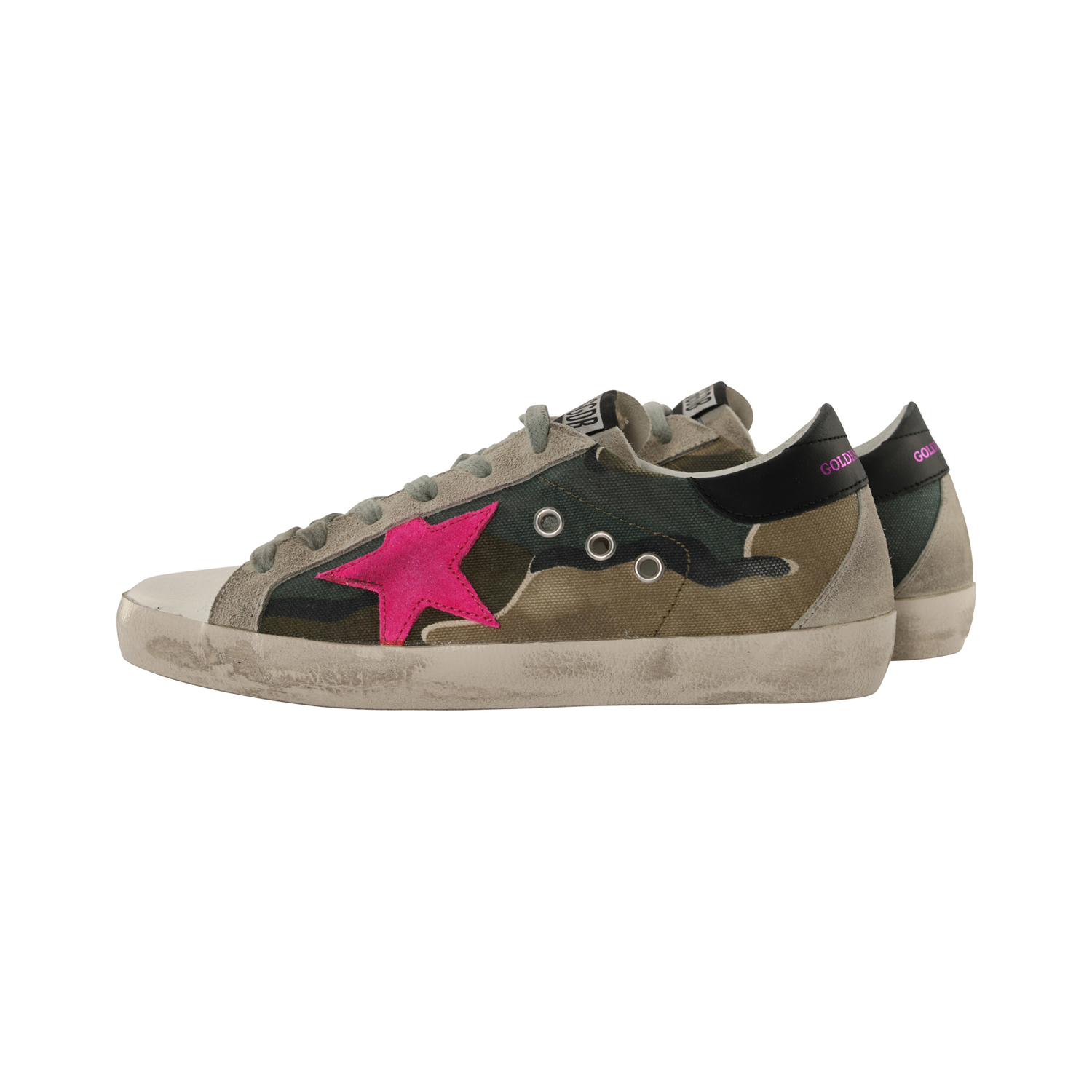 Golden Goose Sneaker Superstar Camo/Fuxia