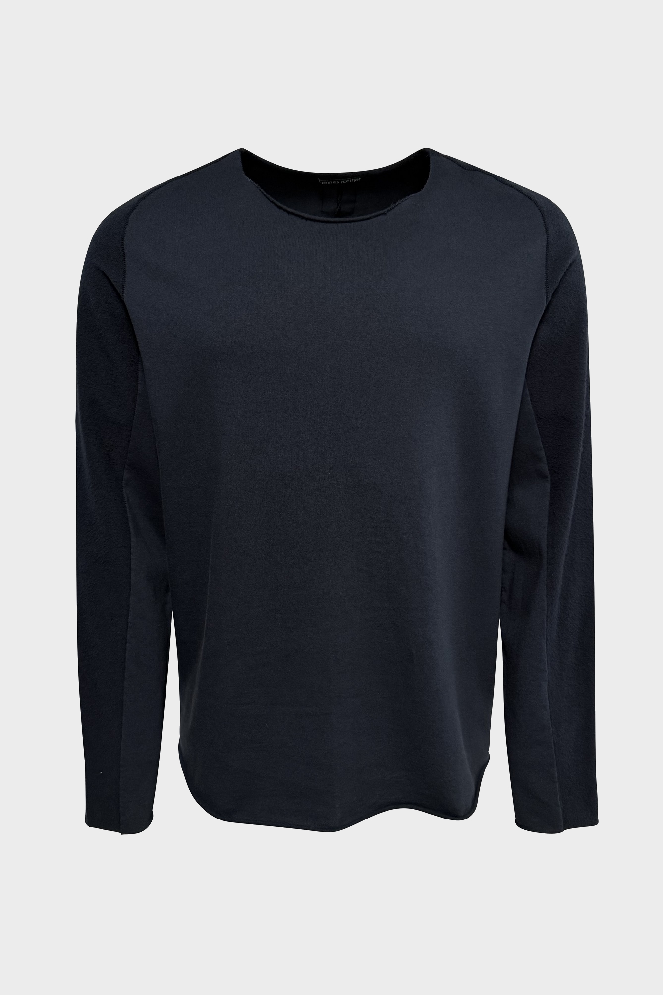 HANNES ROETHER Light Sweatshirt in Dark Navy HANNES ROETHER Light Sweatshirt in Dark Navy