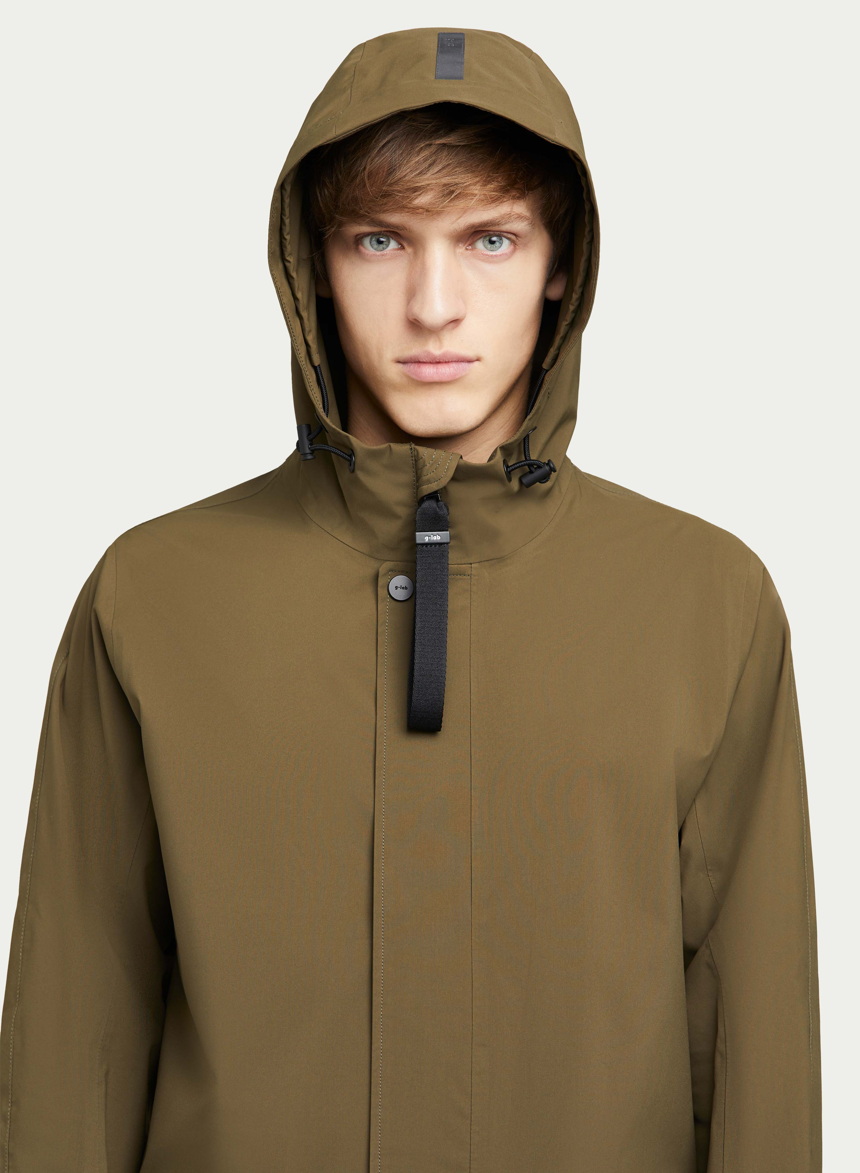 G-LAB Waterproof Light Jacket Geo in Olive L