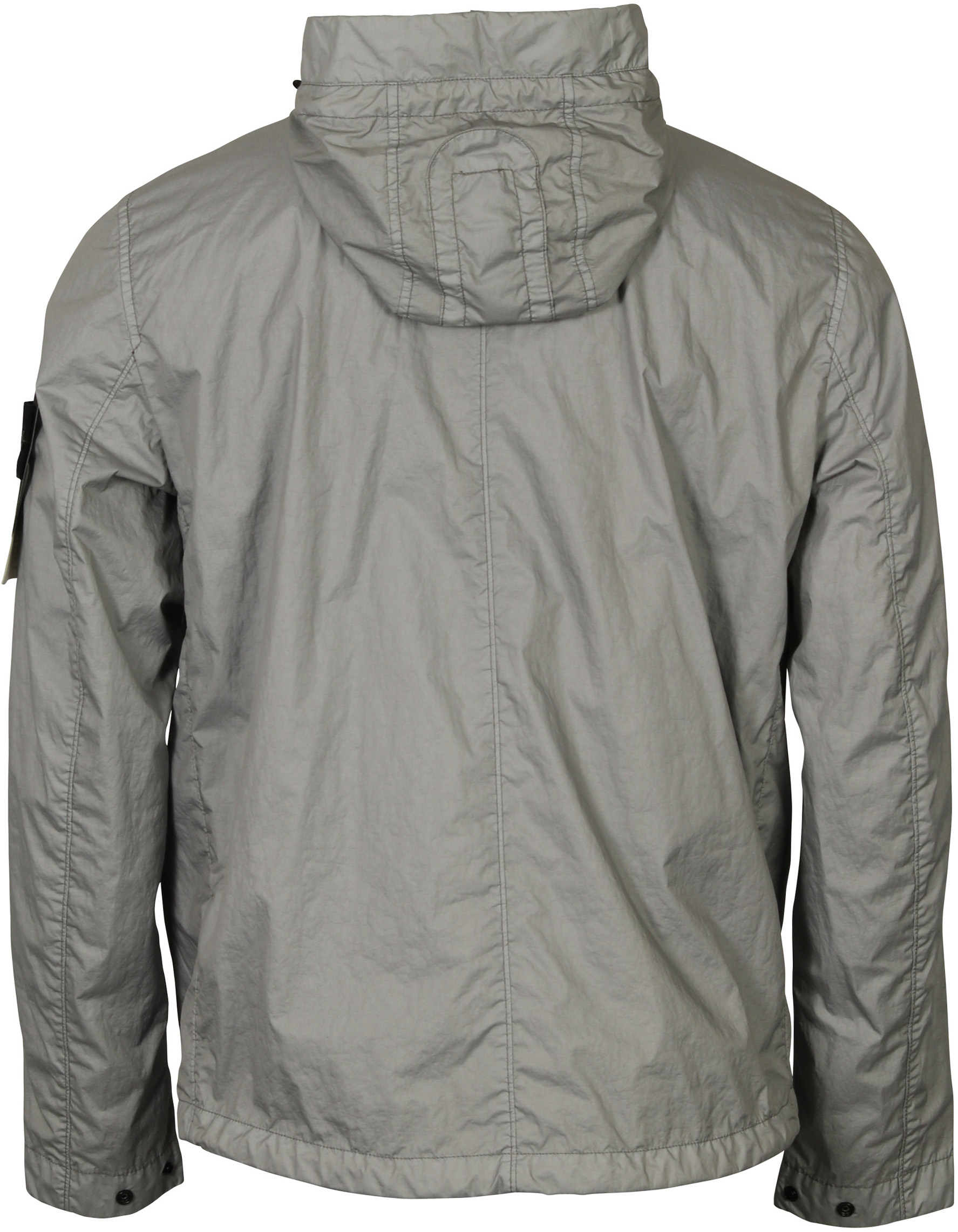 Stone Island Hooded Jacket Light Grey L