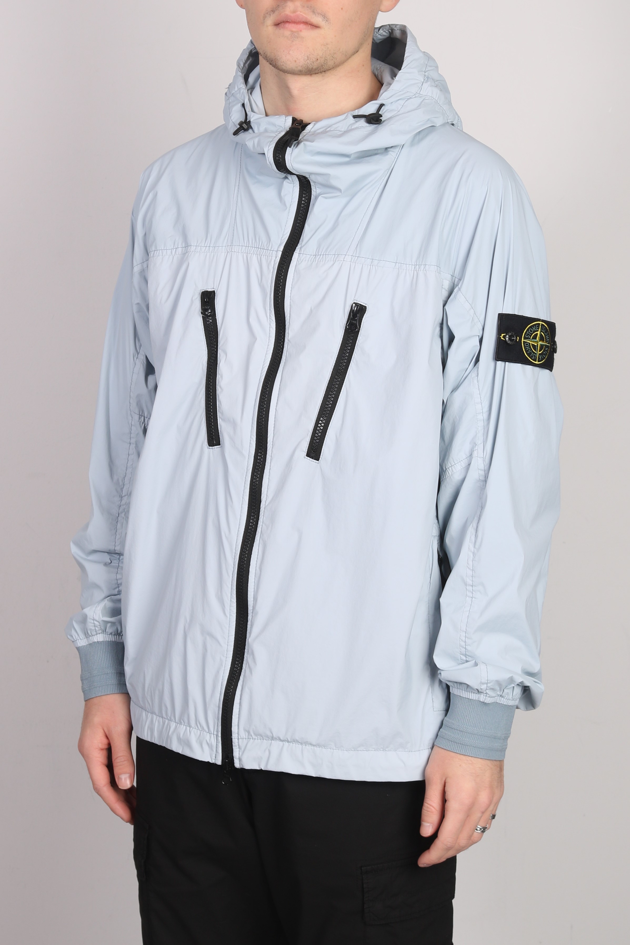 STONE ISLAND Skin Touch Nylon-TC Jacket in Sky Blue 2XL