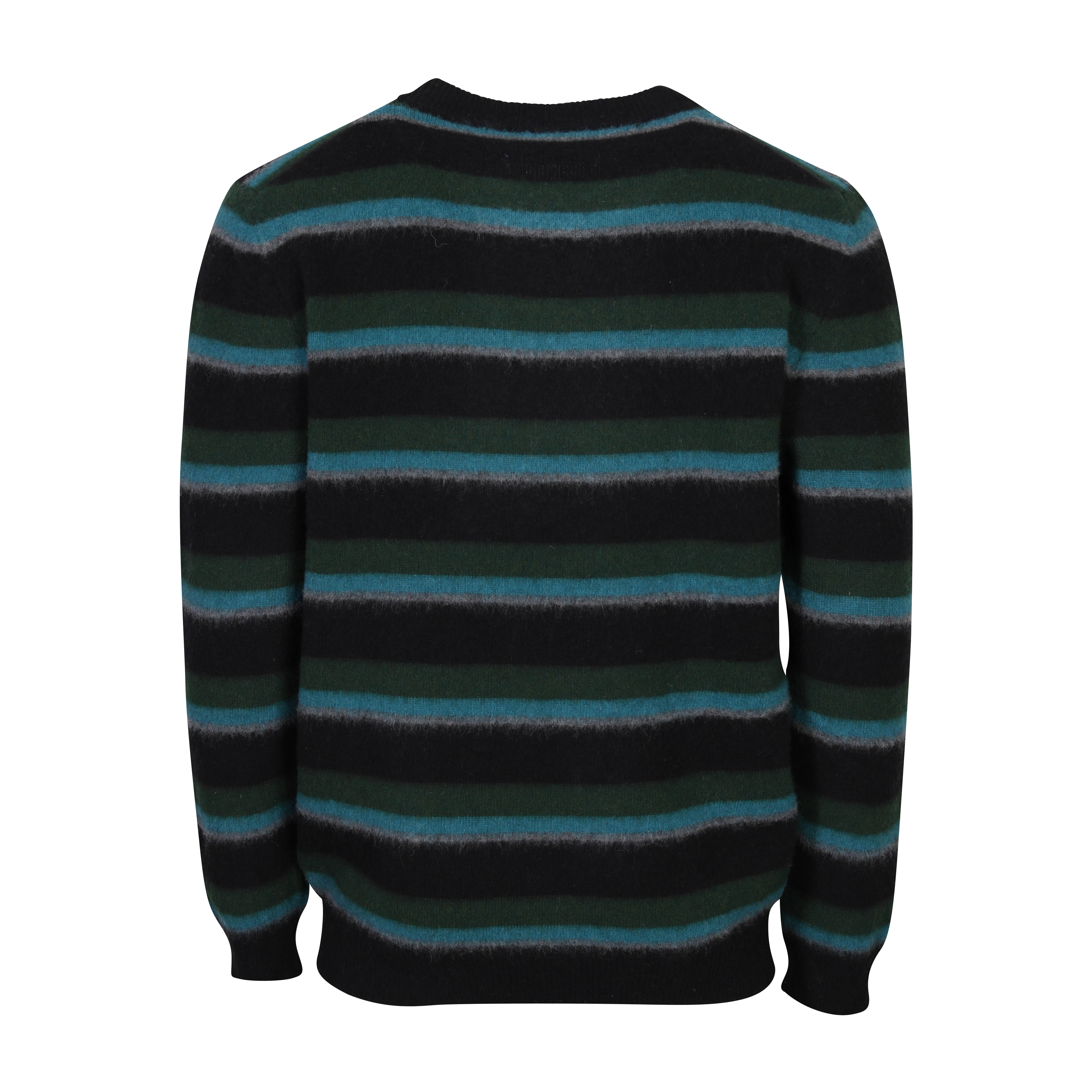 Aspesi Fleece Knit Pullover Striped