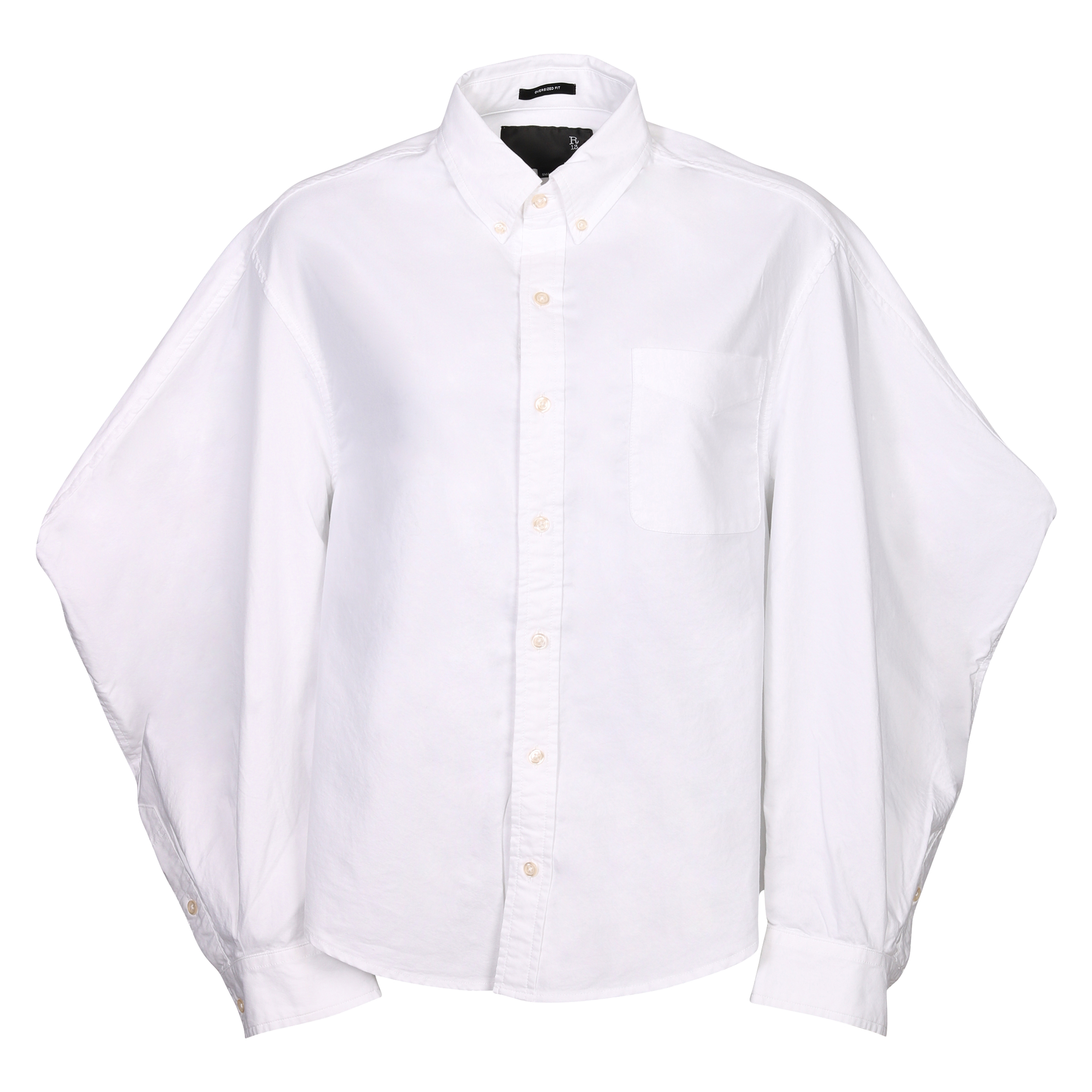 R13 Ziggy Button Down Shirt in White L
