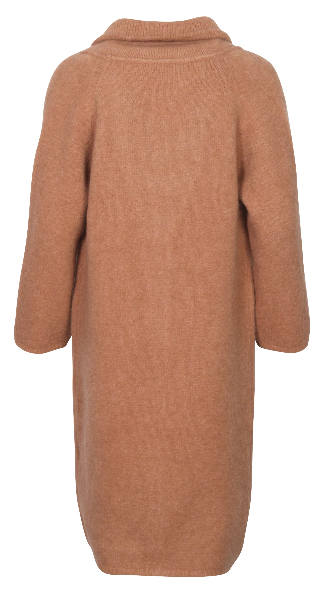 Chiara Bertani Knit Coat Camel