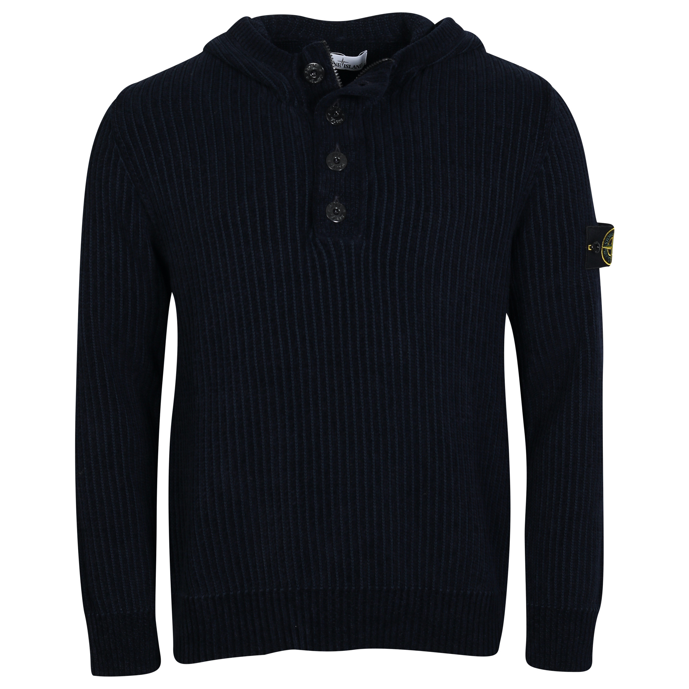 Stone Island Chenille Knit Pullover in Blue