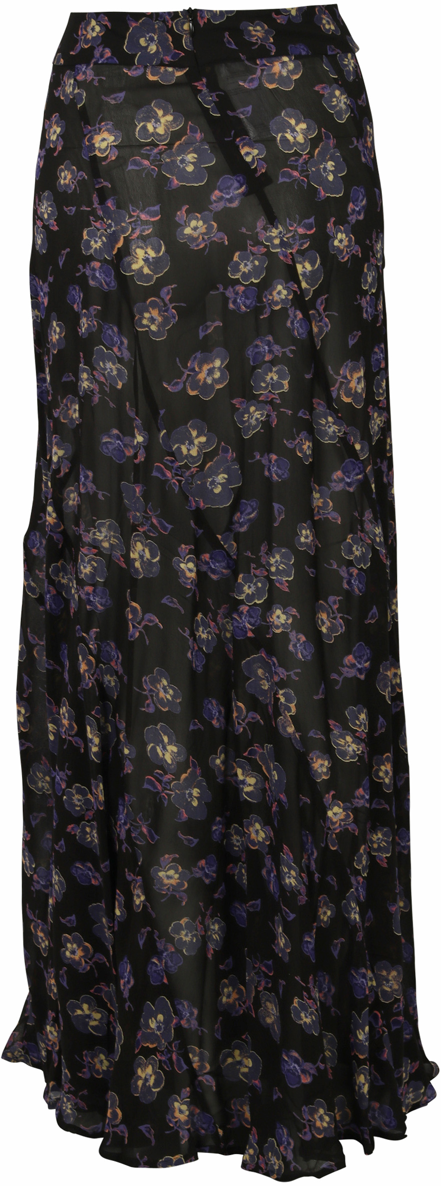 Ganni Maxi Skirt Black Floral