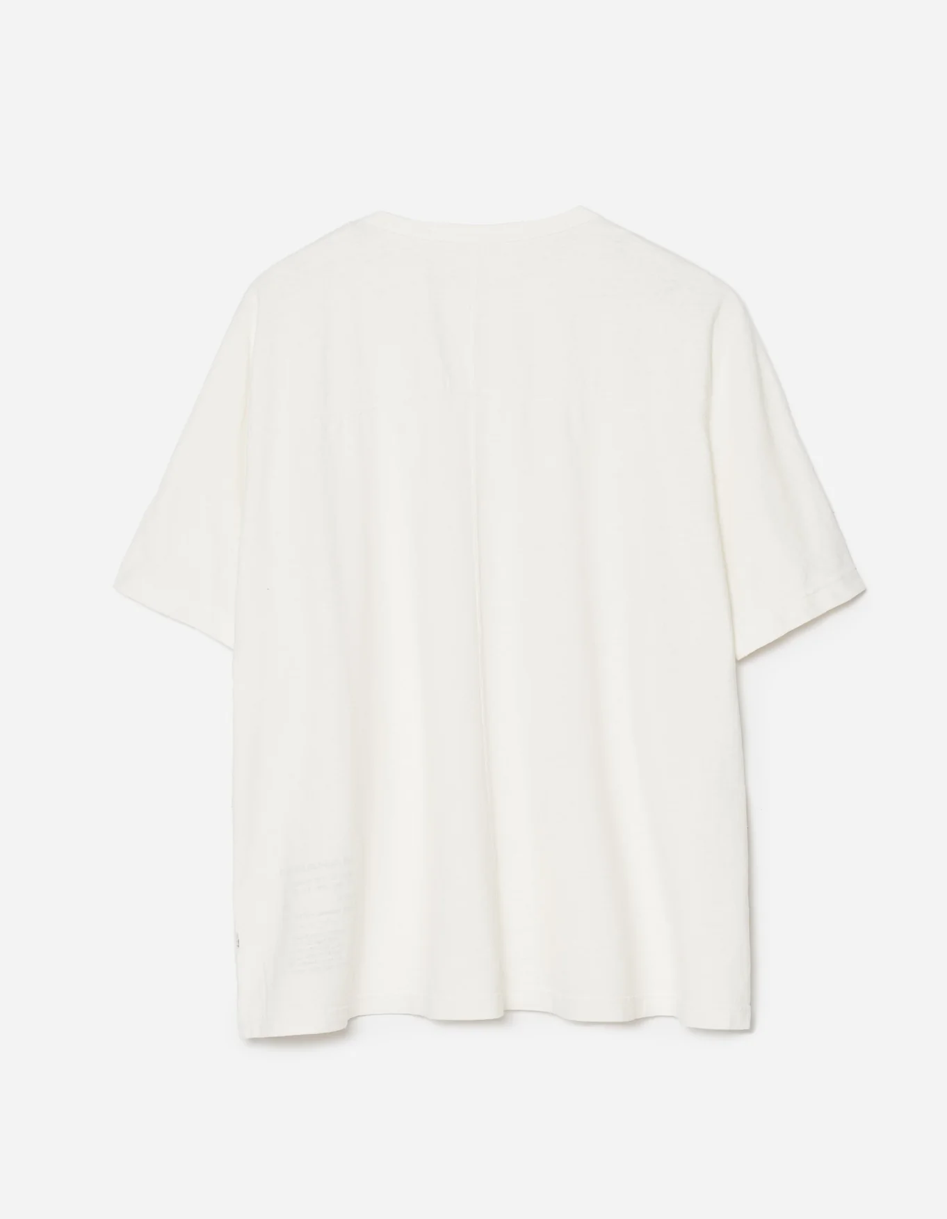MAHARISHI 5234 Hemp Cross Oversized T-Shirt in White