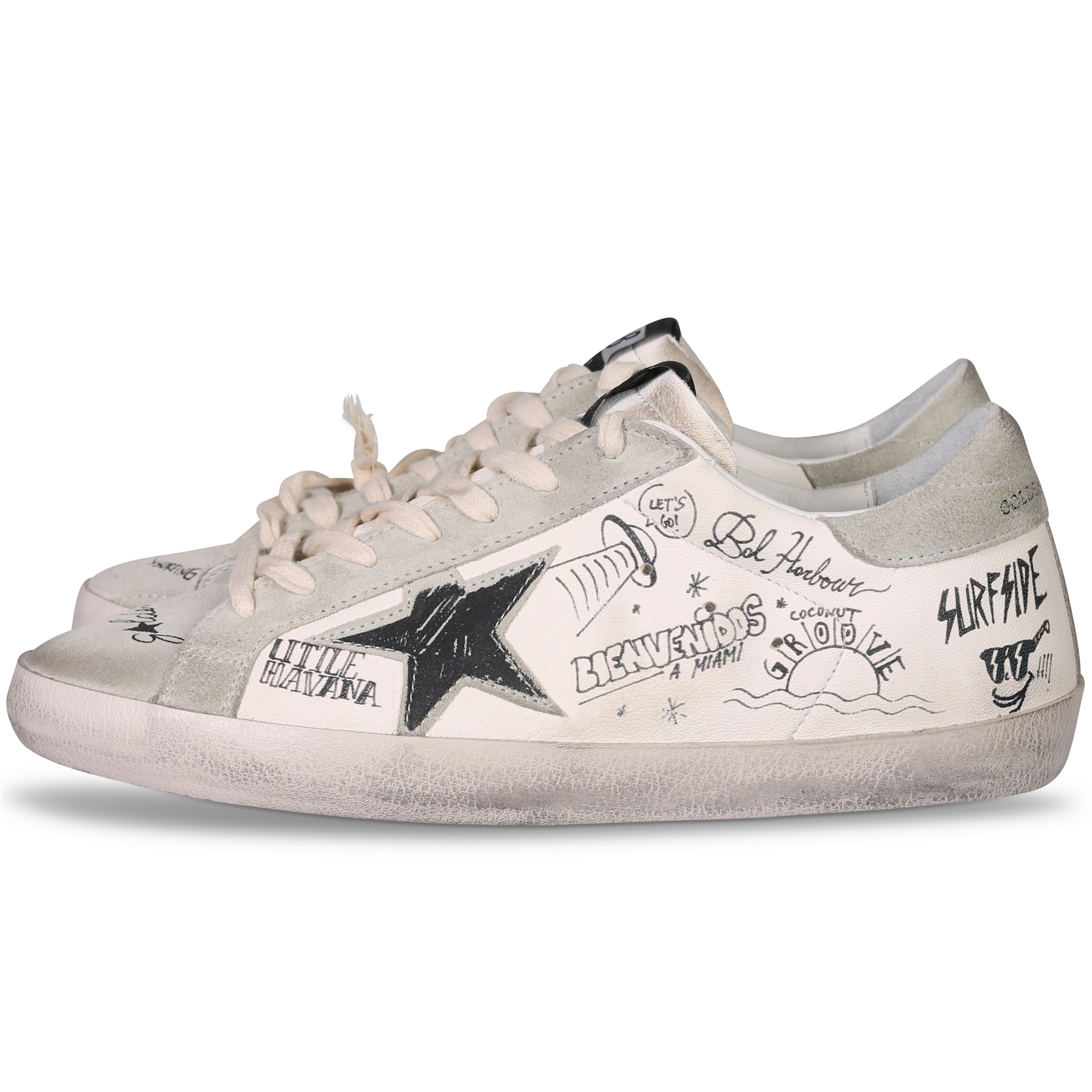 Golden Goose Sneaker Super-Star White Ice Black