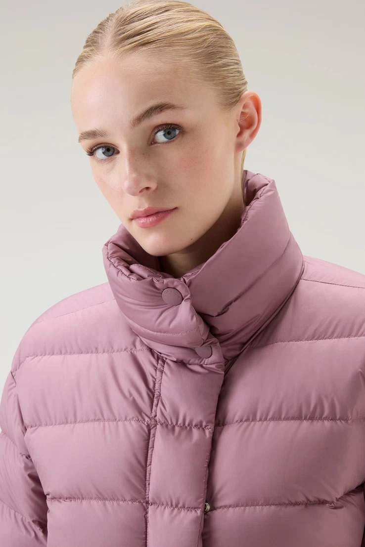 WOOLRICH Ellis Light Down Jacket in Amethyst XS WOOLRICH Ellis Light Down Jacket in Amethyst M