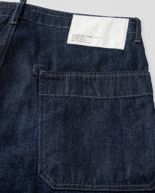 APPLIED ART FORMS Japanese Denim Cargo Pant XXL
