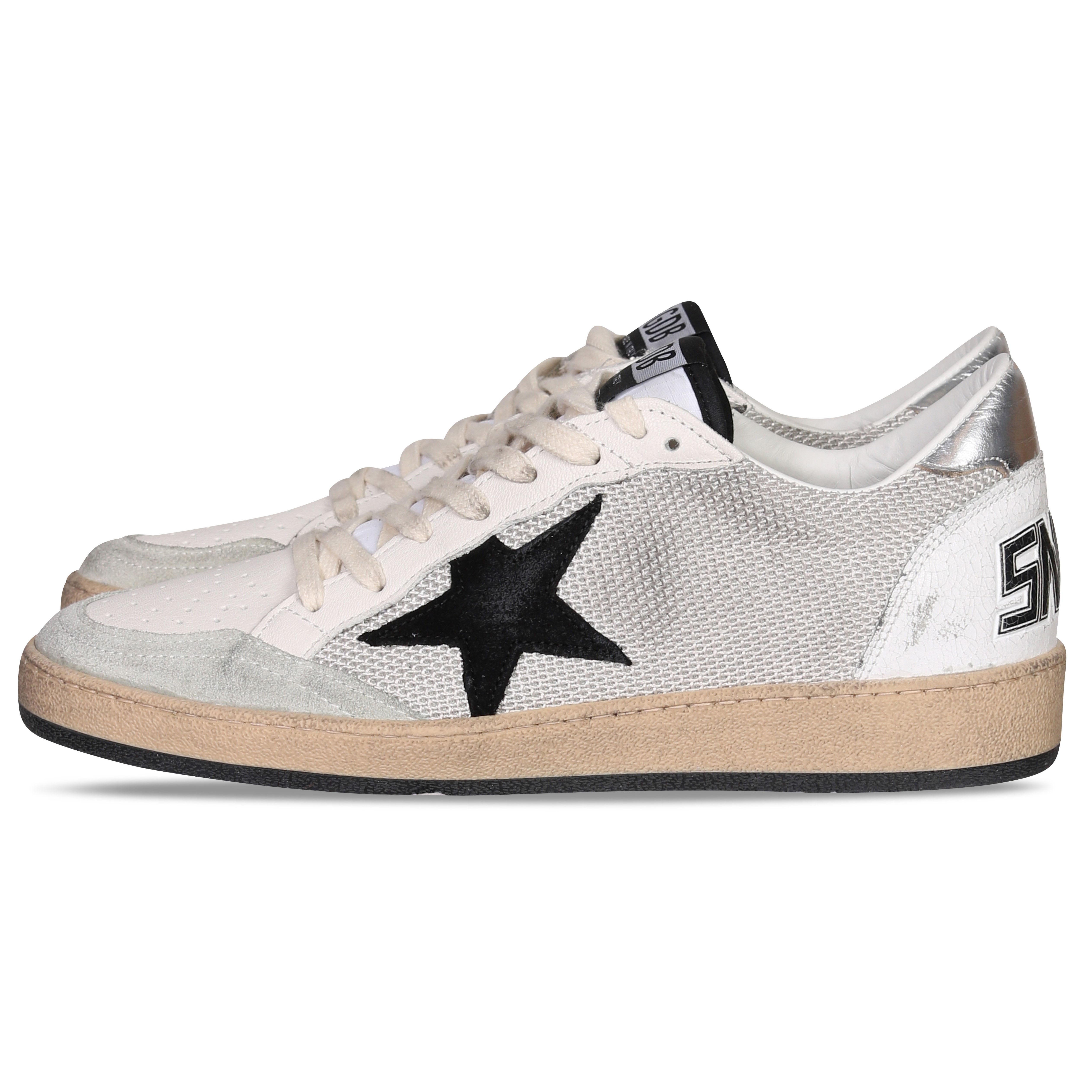 Golden Goose Sneaker Ball Star Net and Suede Golden Goose Sneaker Ball Star Net and Suede