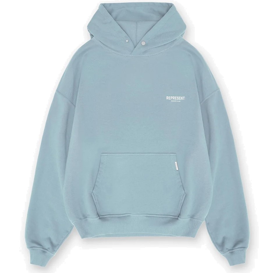 REPRESENT Owners Club Hoodie in Powder Blue L