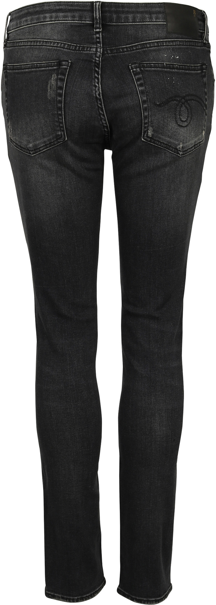 R13 Jeans Kate Skinny Orion Black Wash 28