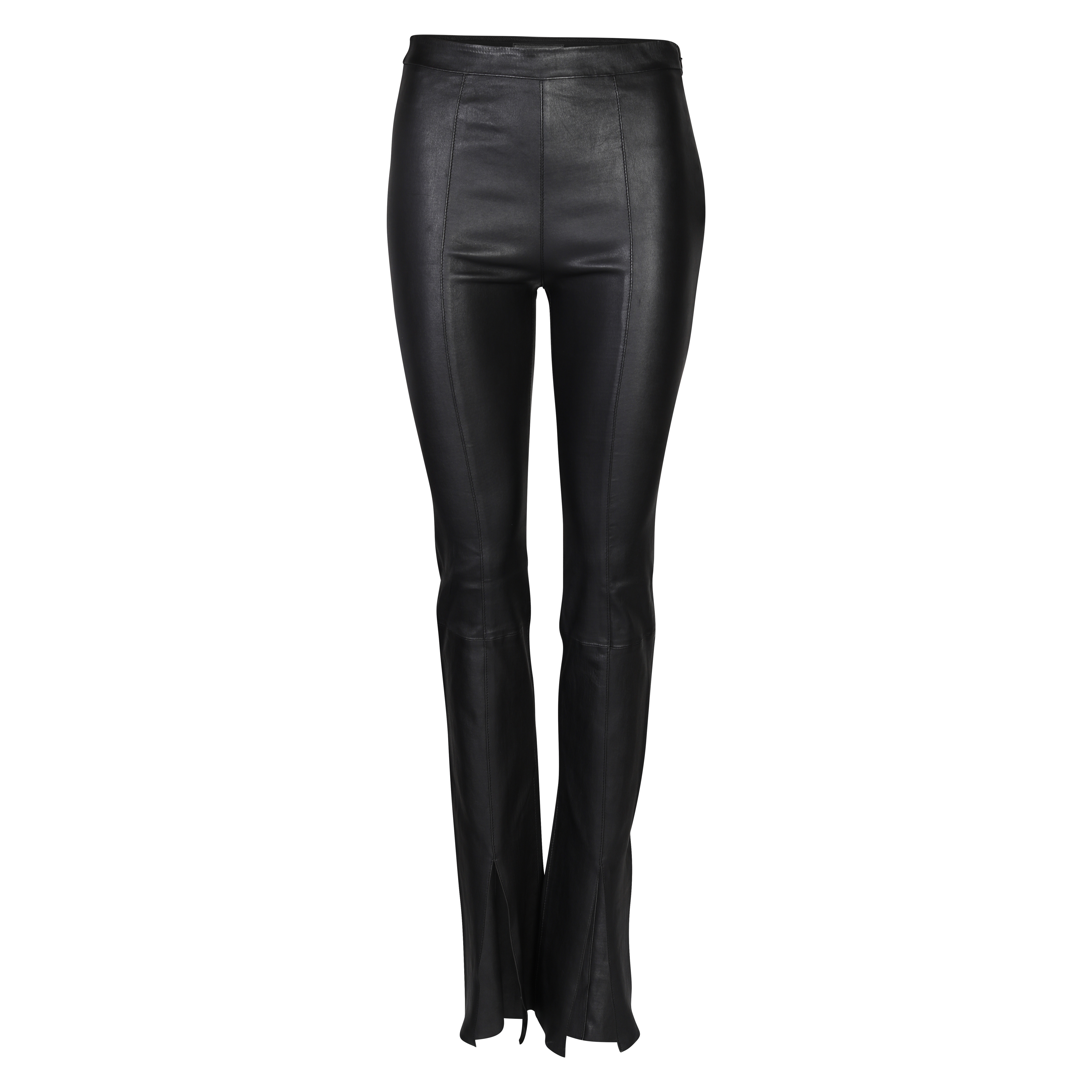 SPRWMN Flare Leggins with Front Slit in Black XS