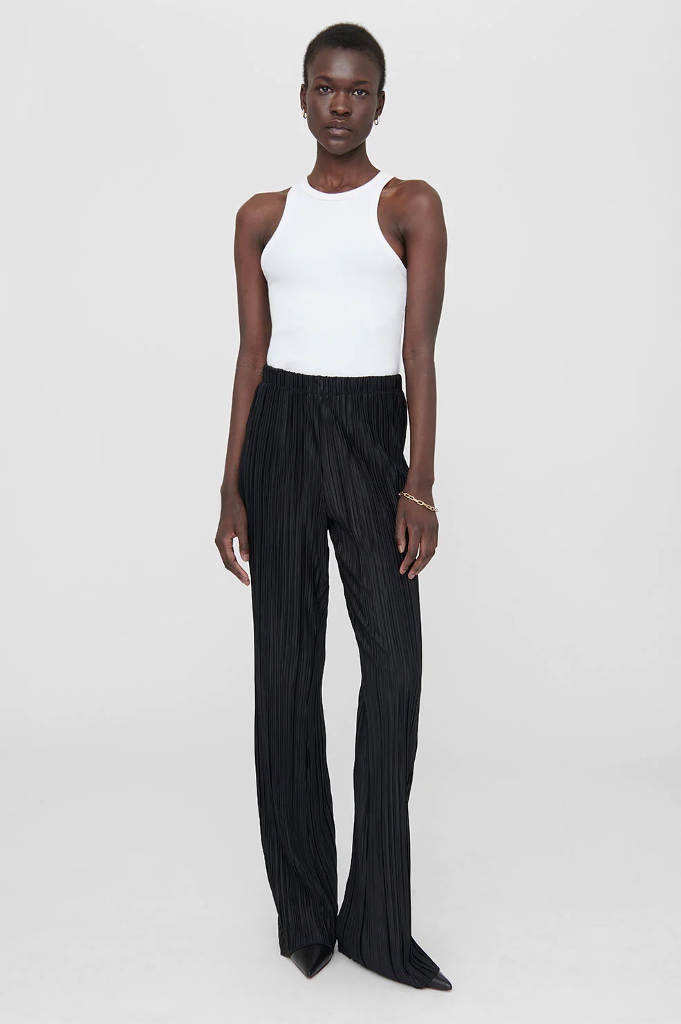 ANINE BING Billie Pant in Black M