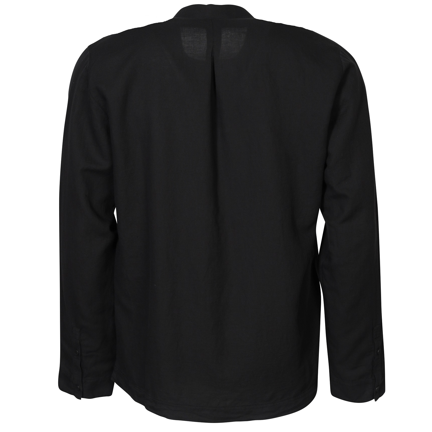 TRANSIT UOMO Cotton Linen Shirt in Black L