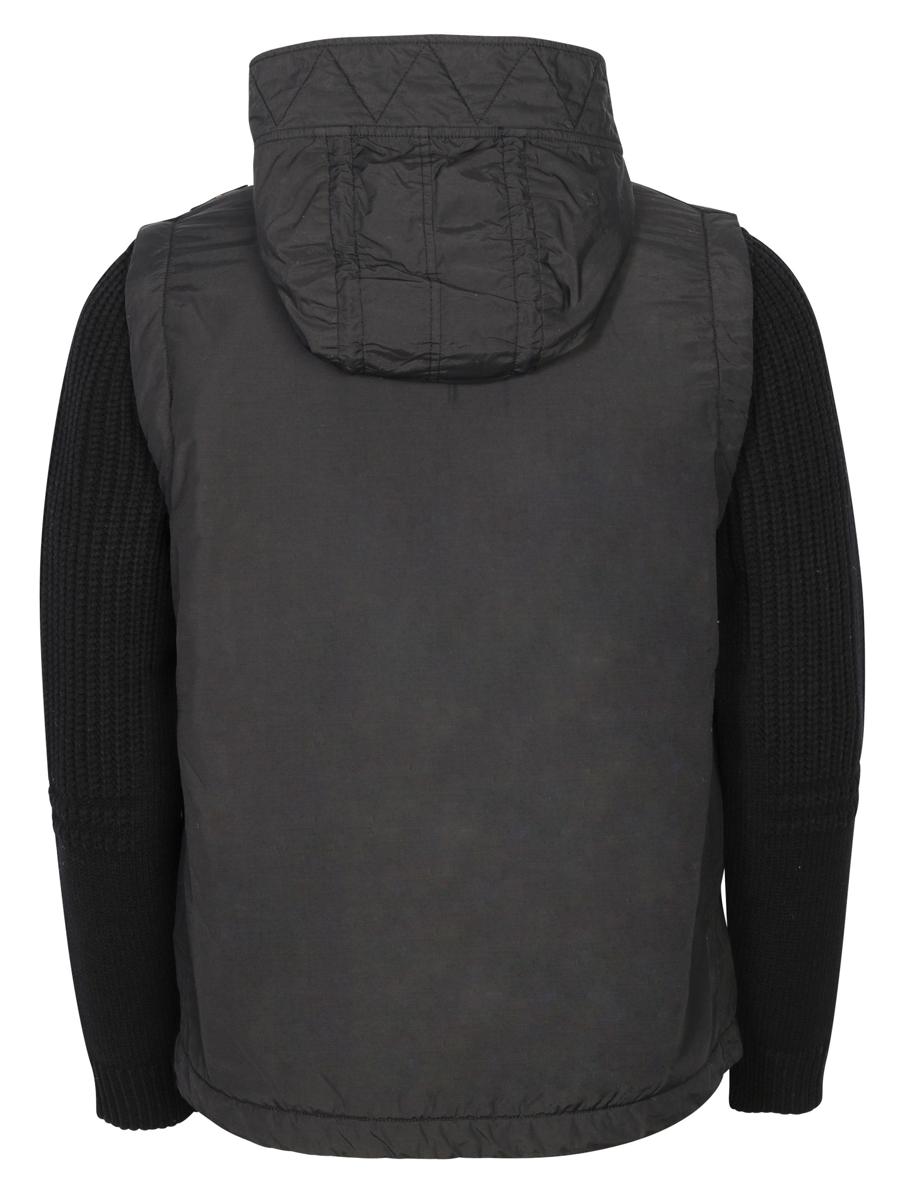 Stone Island Jacket With Detachable Knit Sleeves