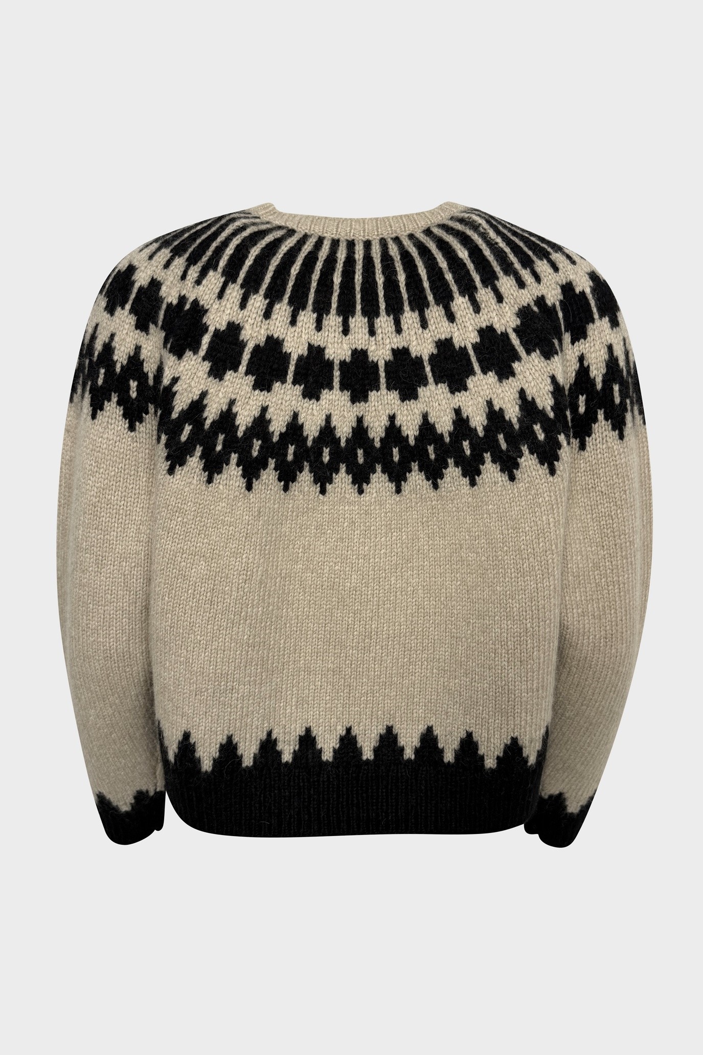 NILI LOTAN Heavy Knit Pullover in Light Camel