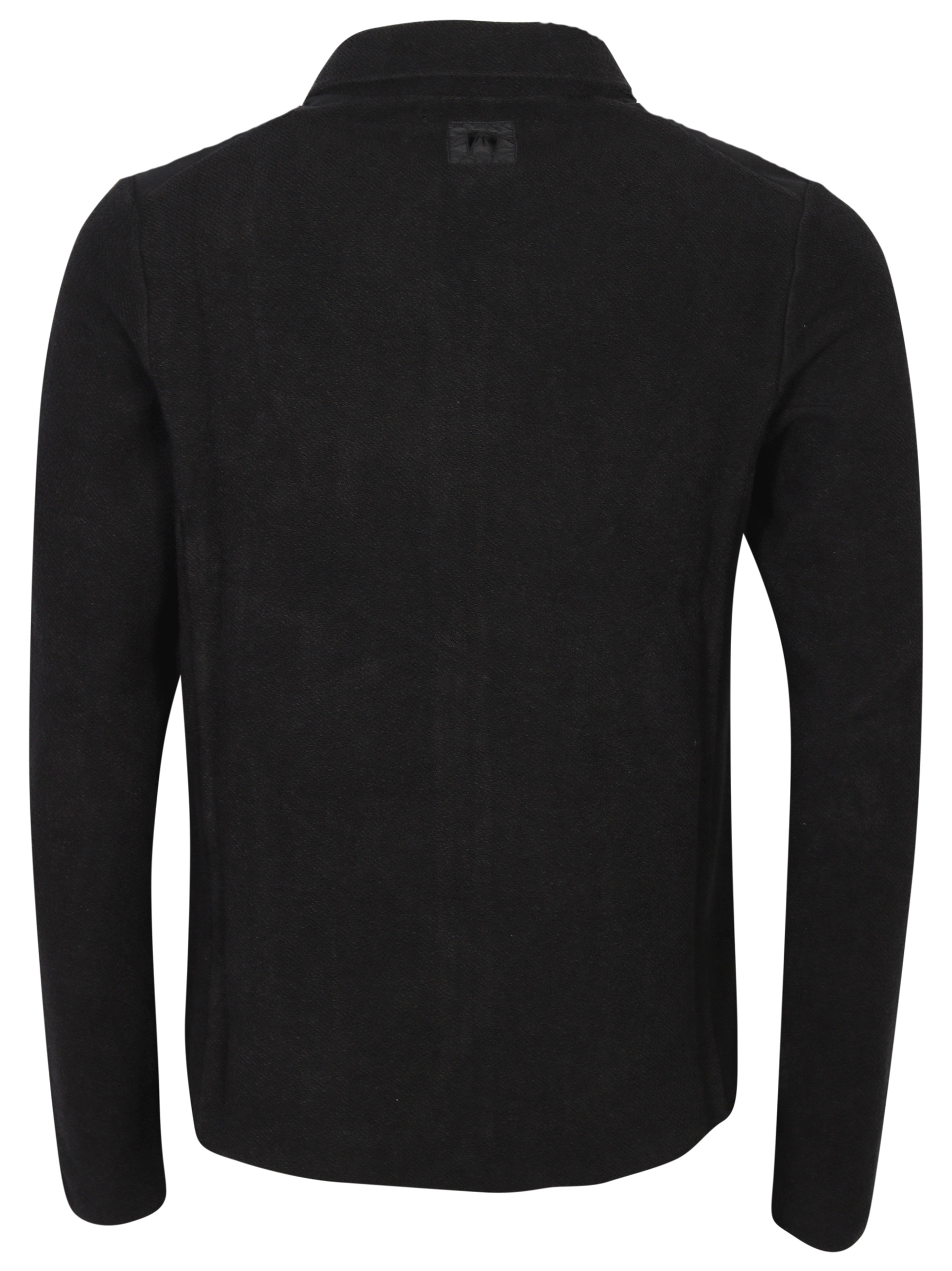 Hannes Roether Sweat Zip Cardigan Black