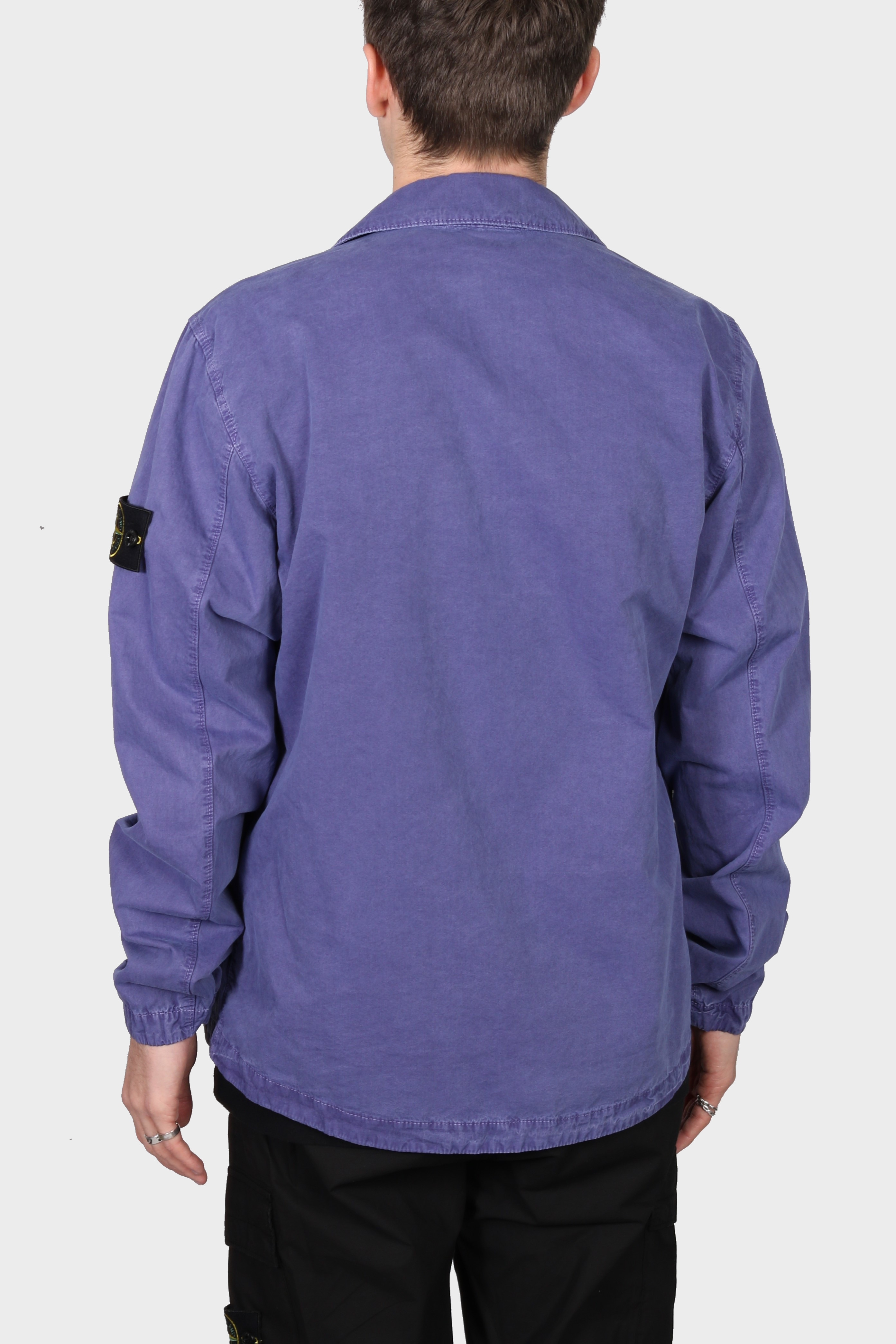 STONE ISLAND Overshirt in Washed Lilac M