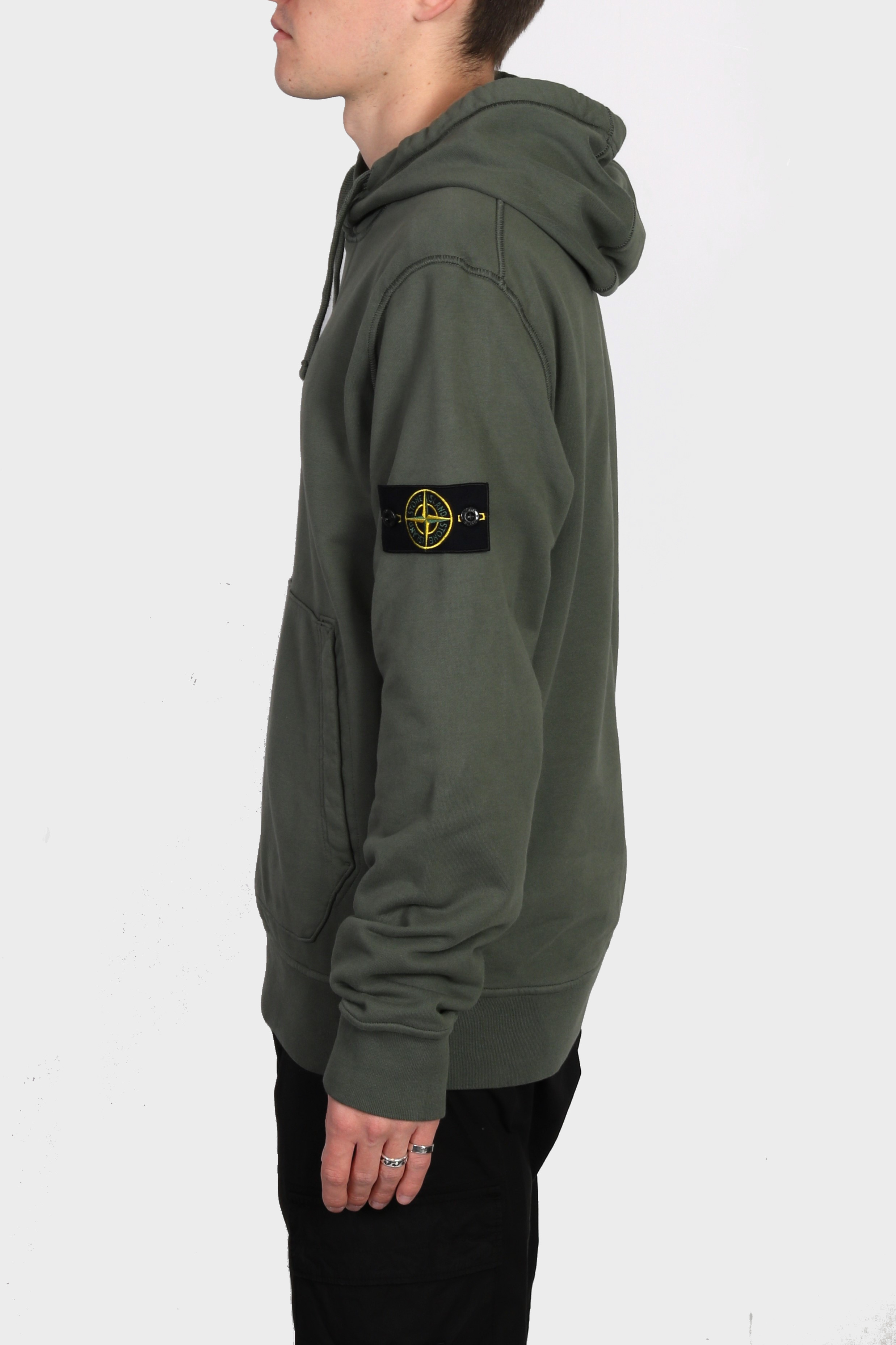 STONE ISLAND Sweat Hoodie in Green XL