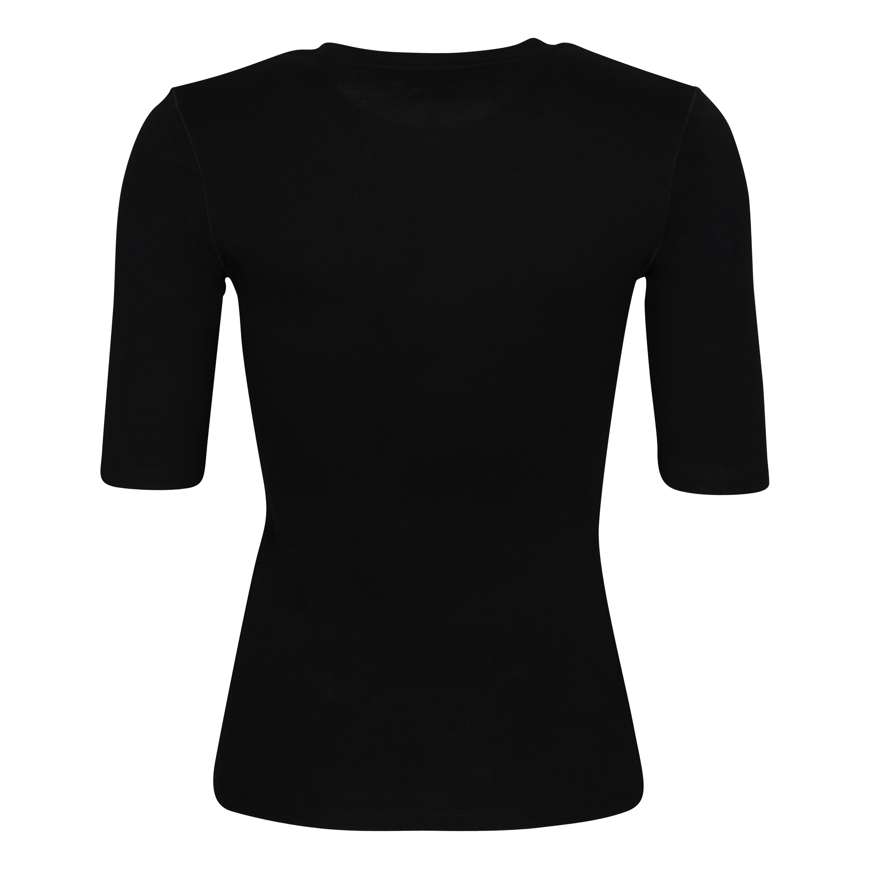 Closed Shortsleeve T-Shirt in Black