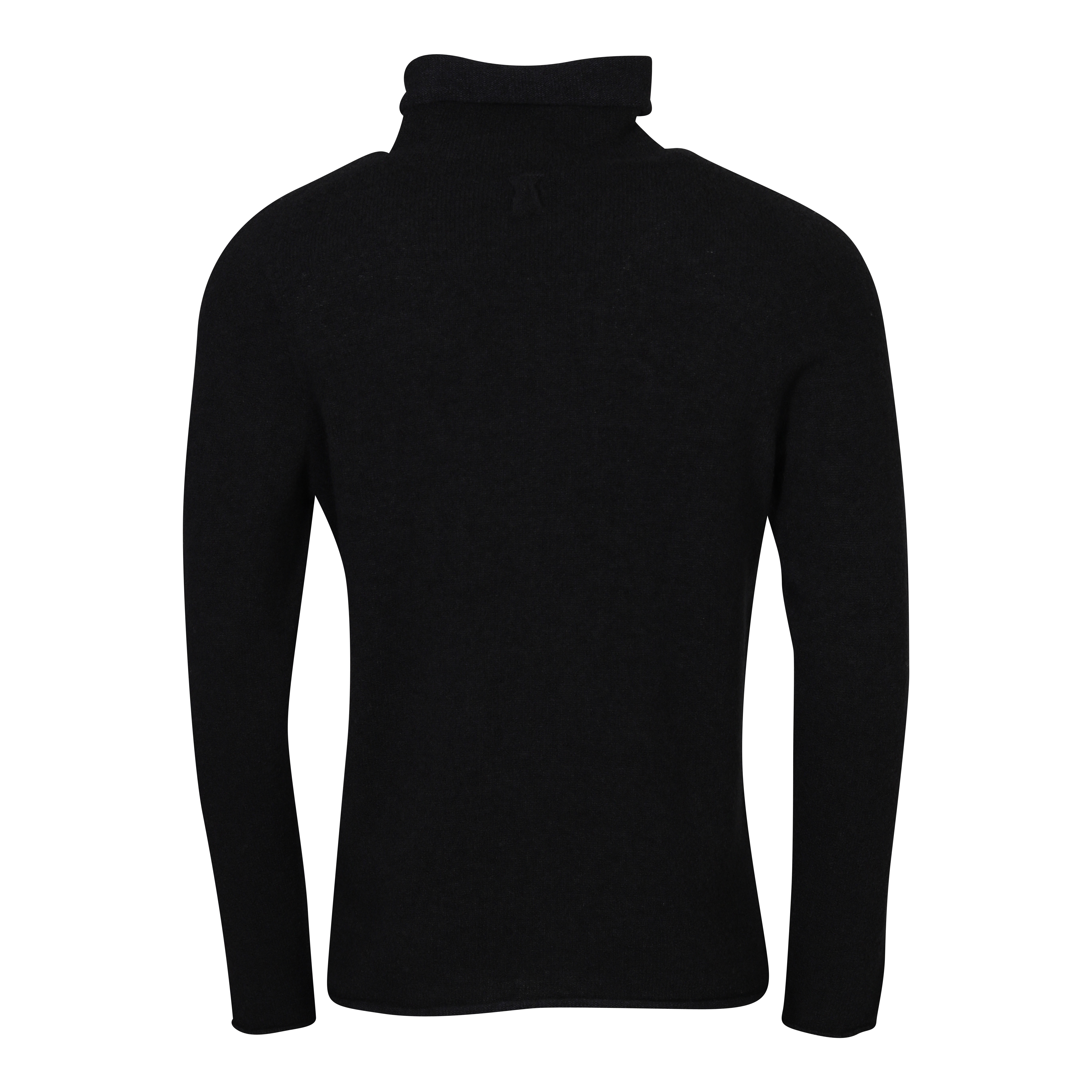 Hannes Roether Knit Turtleneck in Black