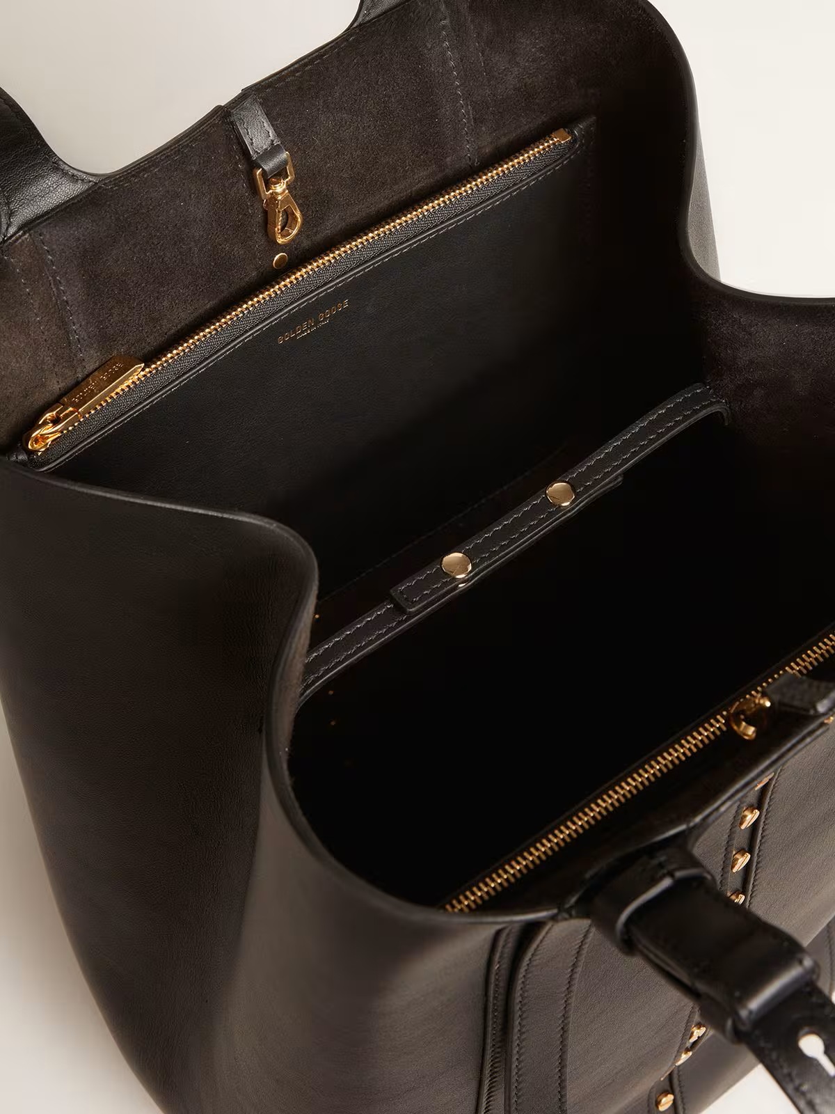 GOLDEN GOOSE 24/7 Bag North South in Black