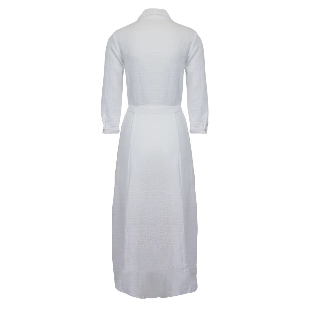 HONORINE Victoria Dress in White