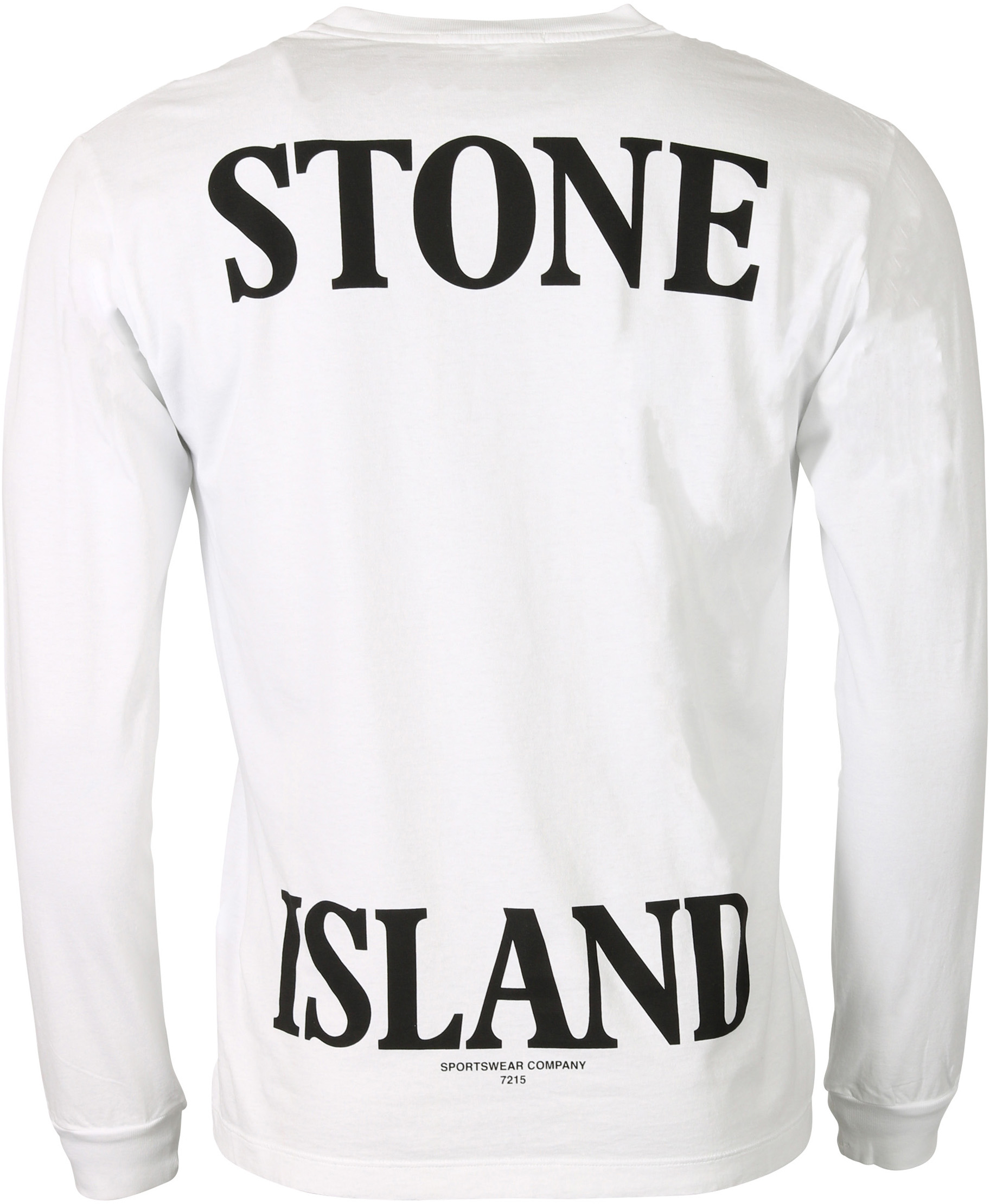 Stone Island Longsleeve White Printed S