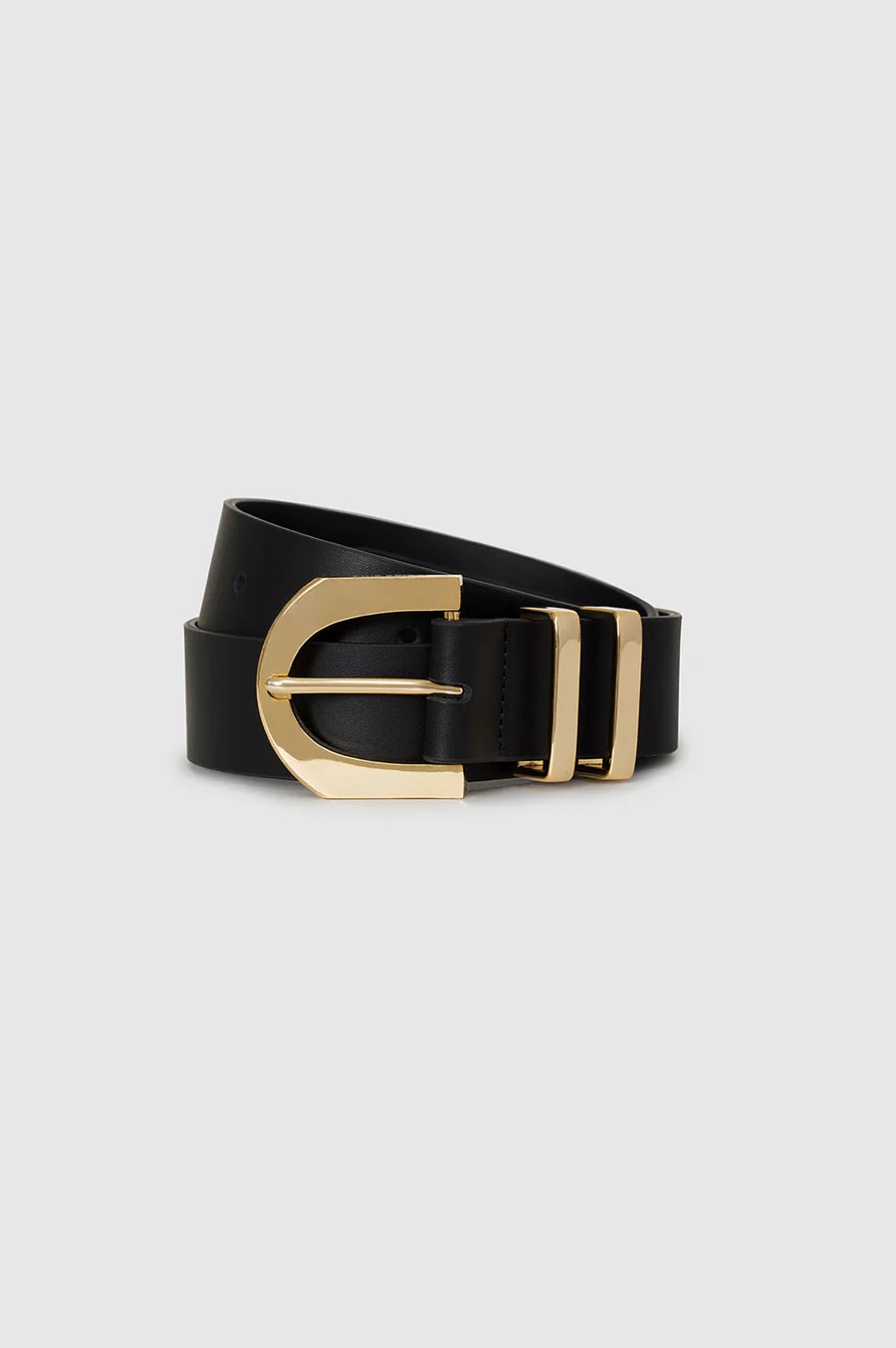 ANINE BING Soraya Belt in Black XS/S