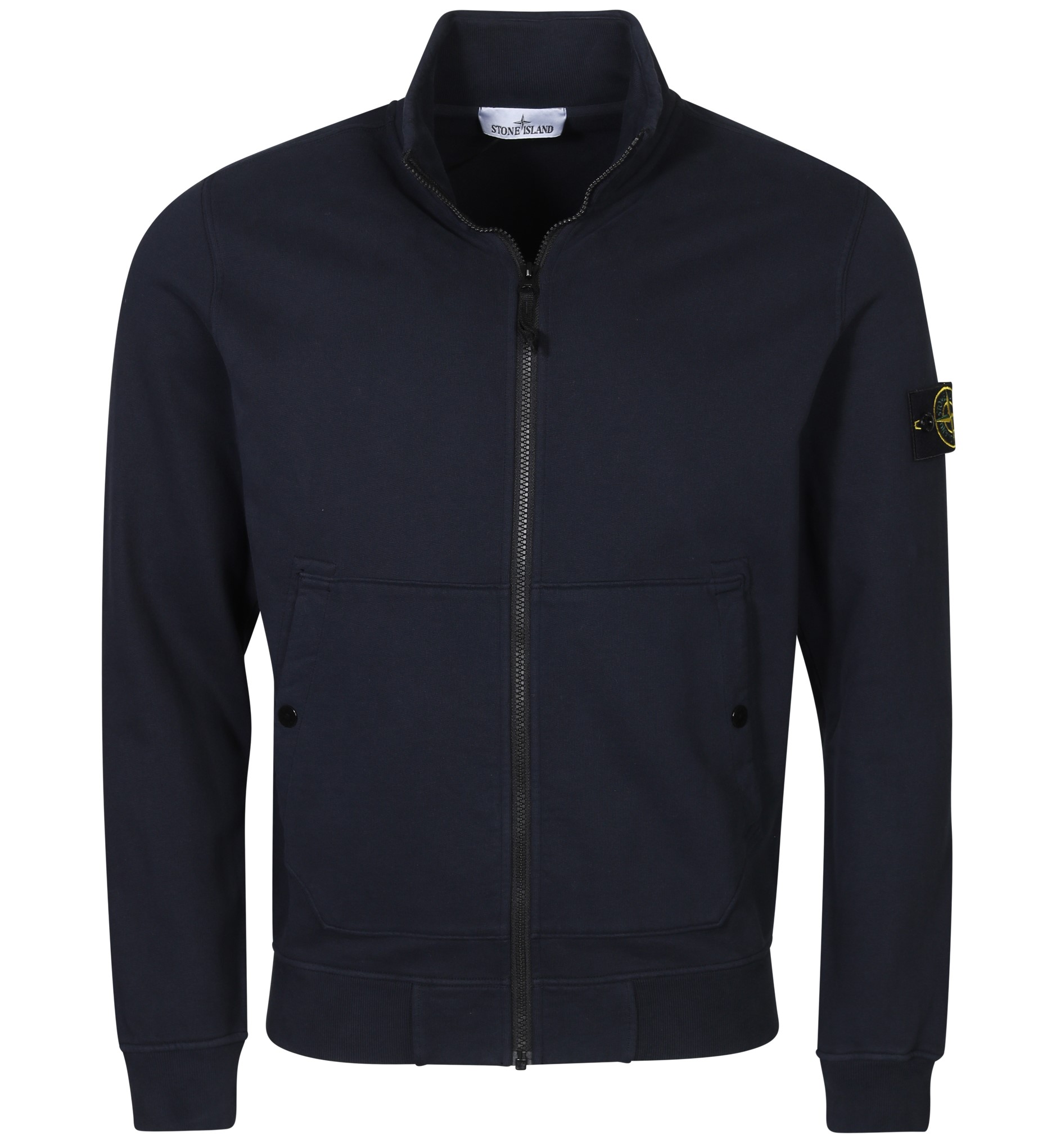 STONE ISLAND Zip Sweatshirt in Navy Blue
