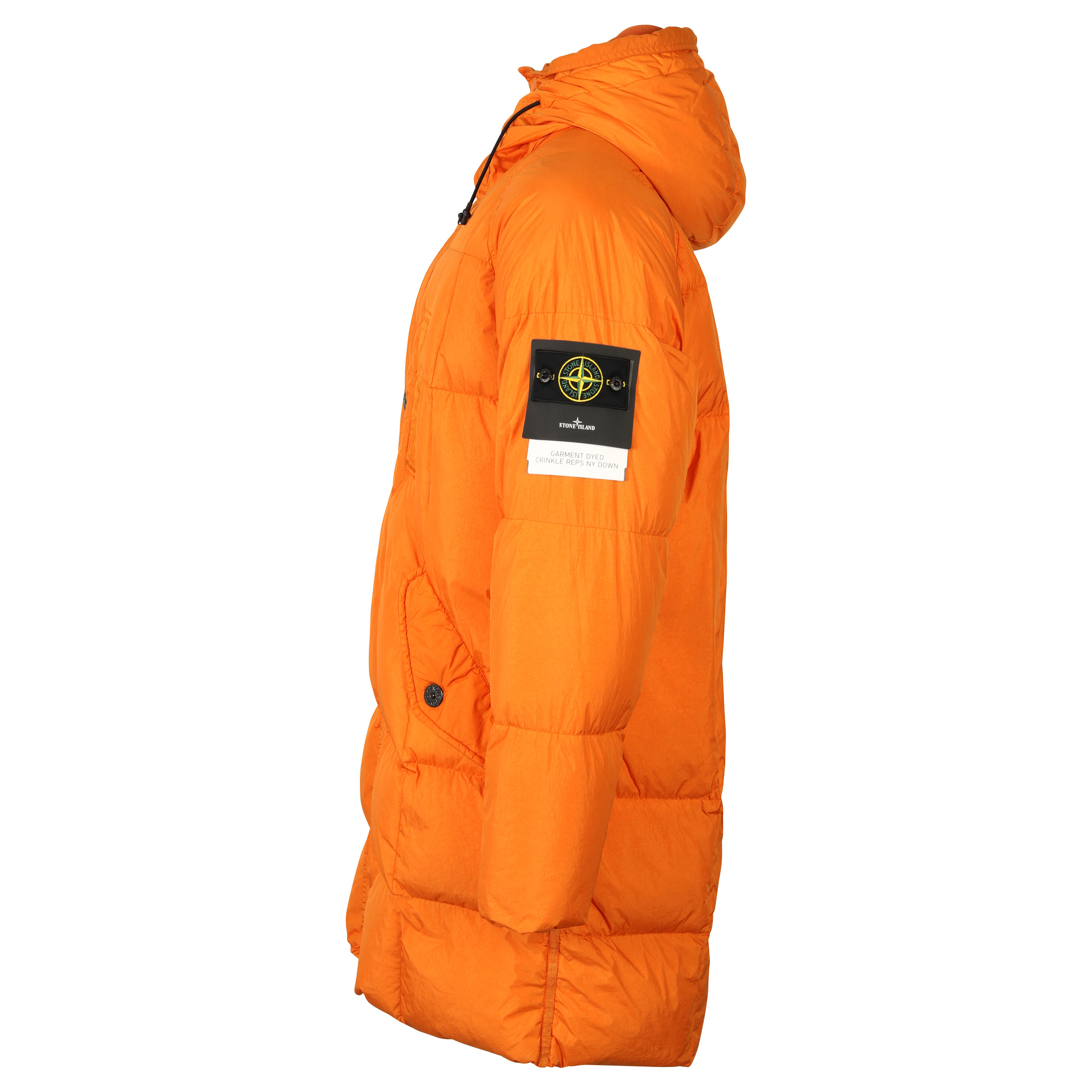 Stone Island Down Parka Orange L