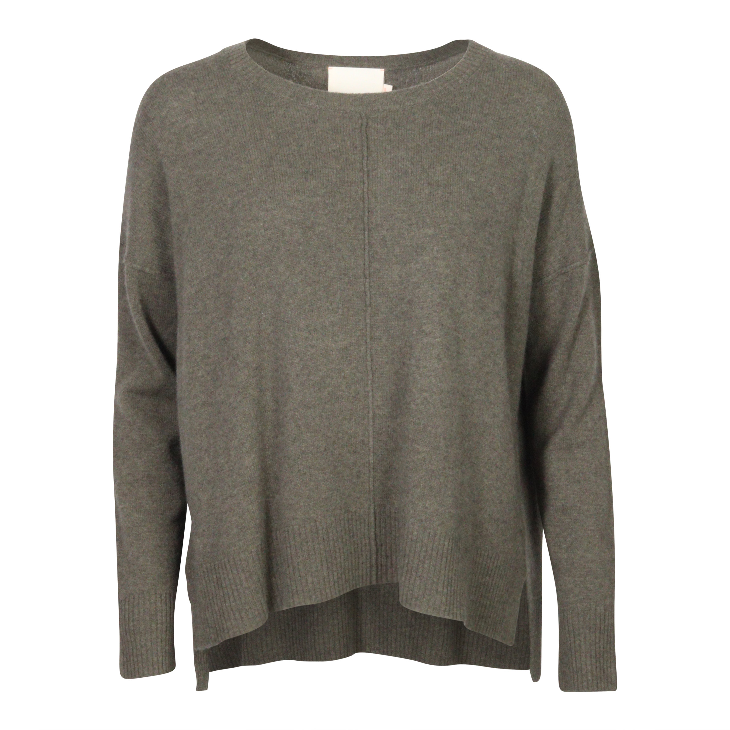Absolut Cashmere Oversized Sweater Olive Melange