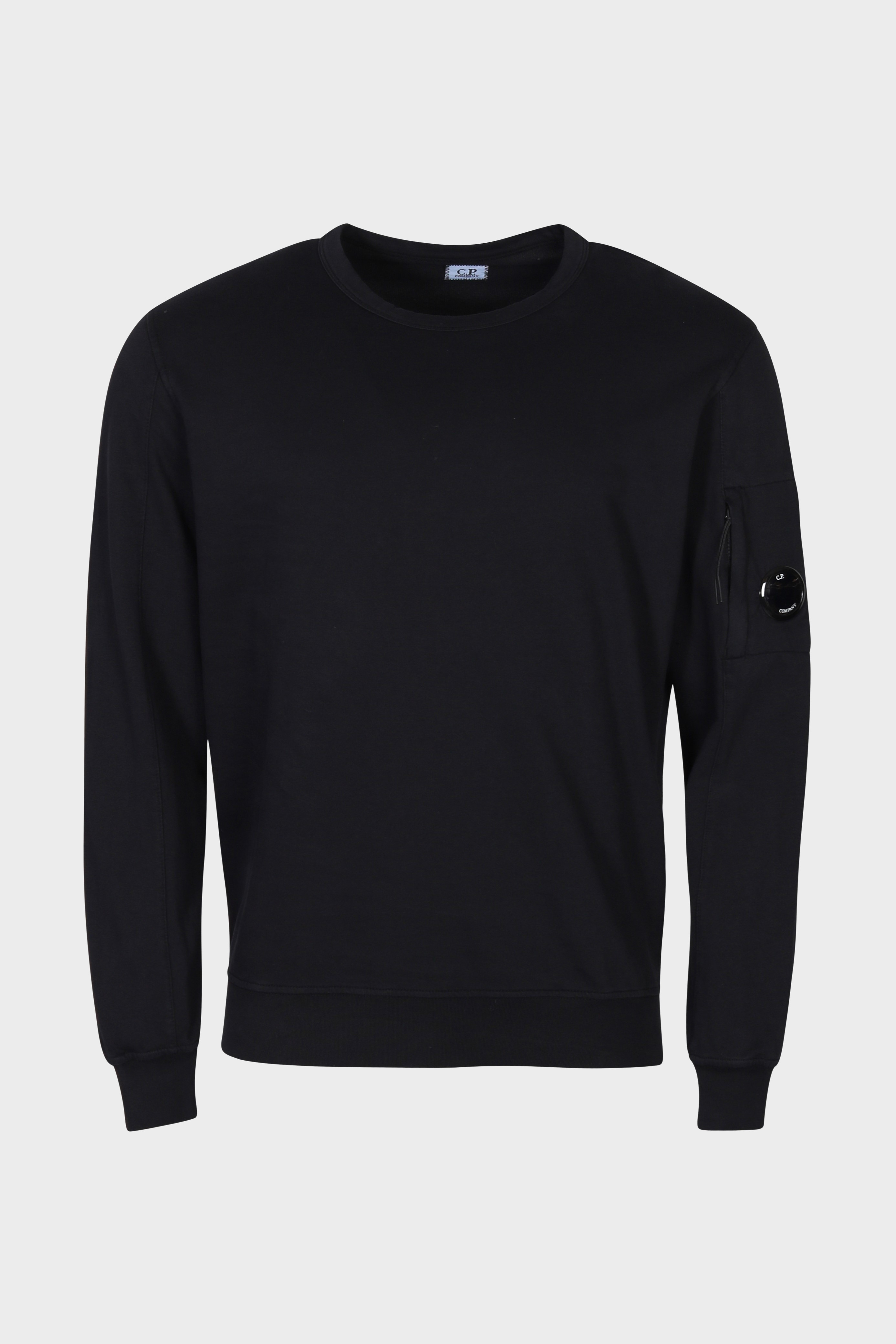C.P. COMPANY Light Fleece Sweatshirt in Black