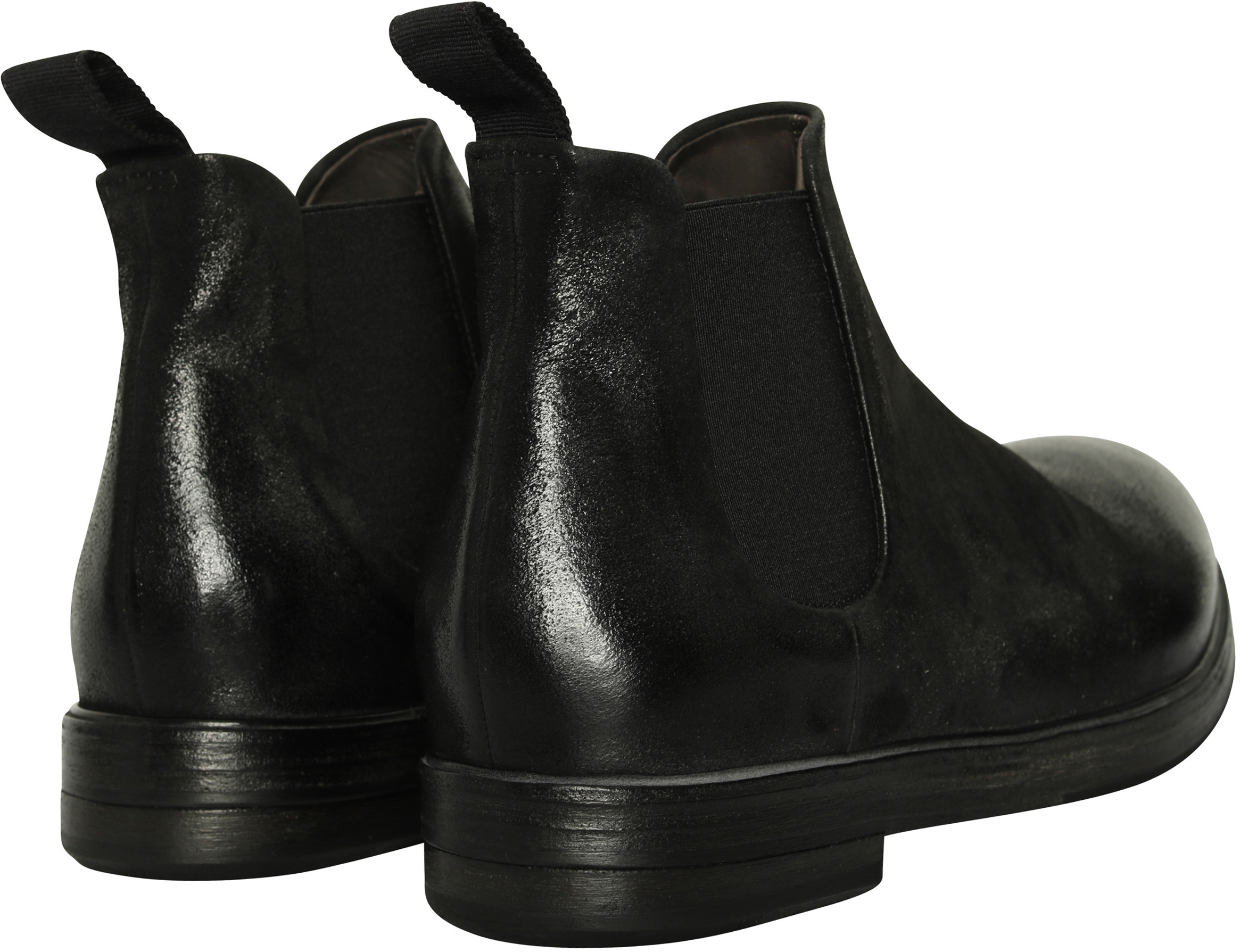 Marsèll Chelsea Boots Vintage Black Deer Leather 41
