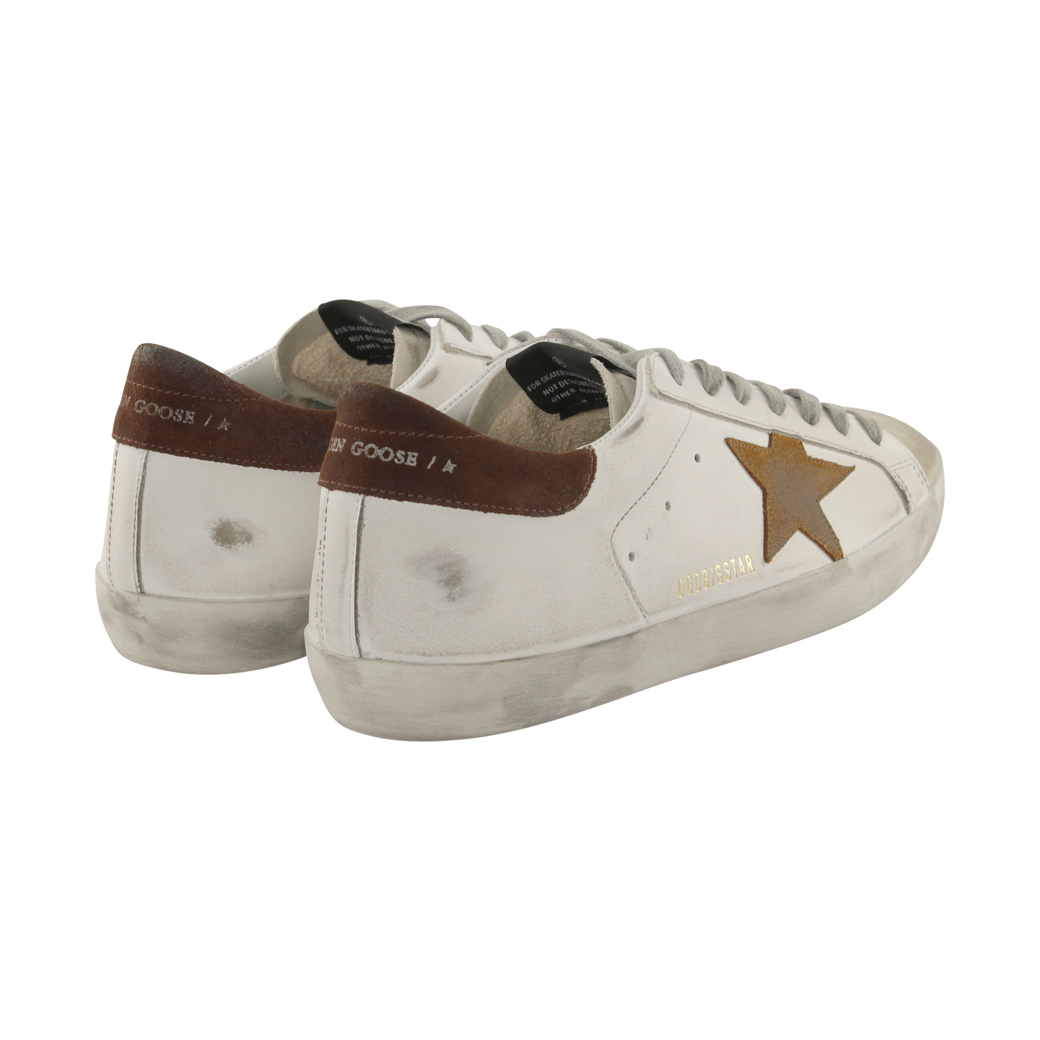 Golden Goose Sneaker Superstar White/Brown