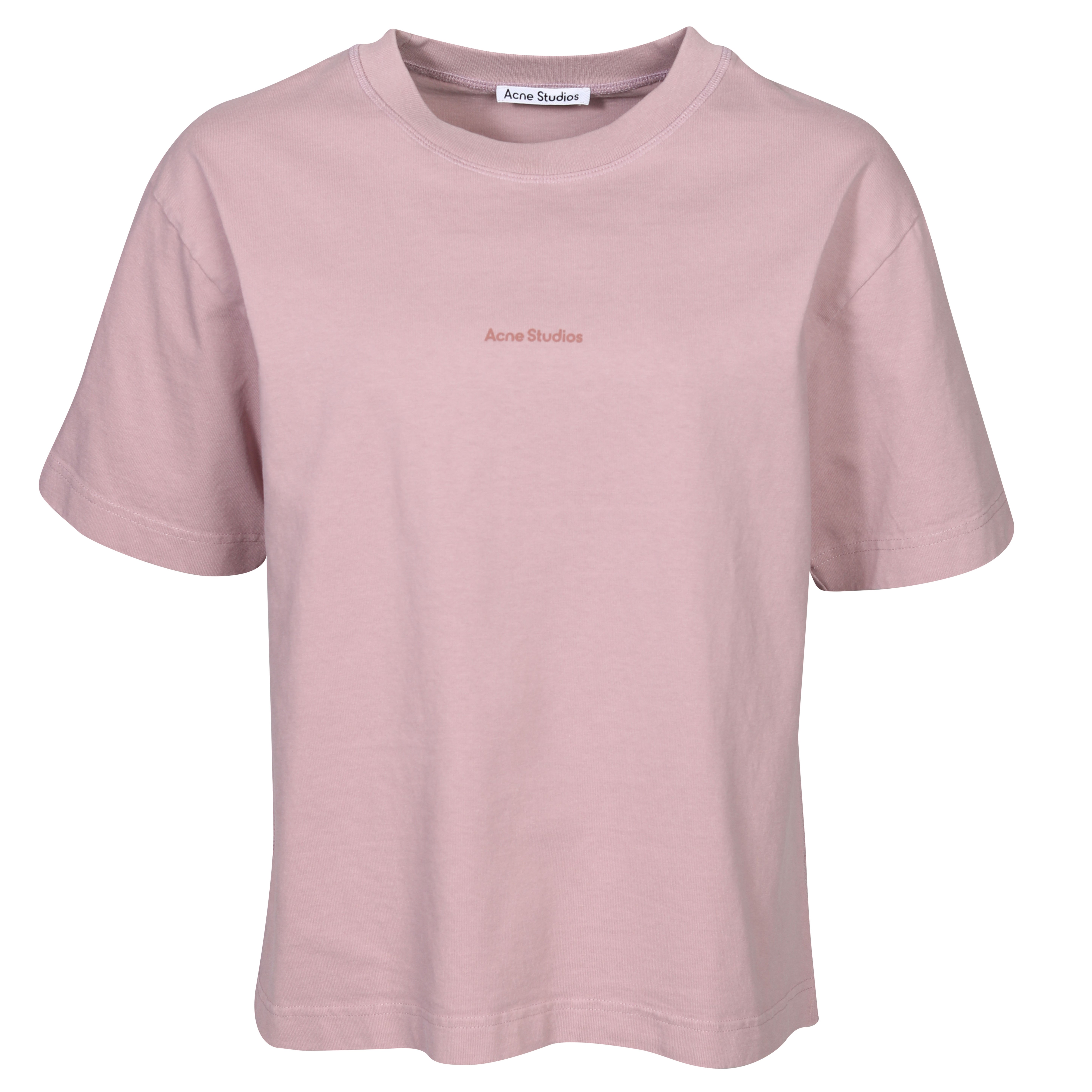 Acne Studios Stamp T-Shirt in Mauve Pink M