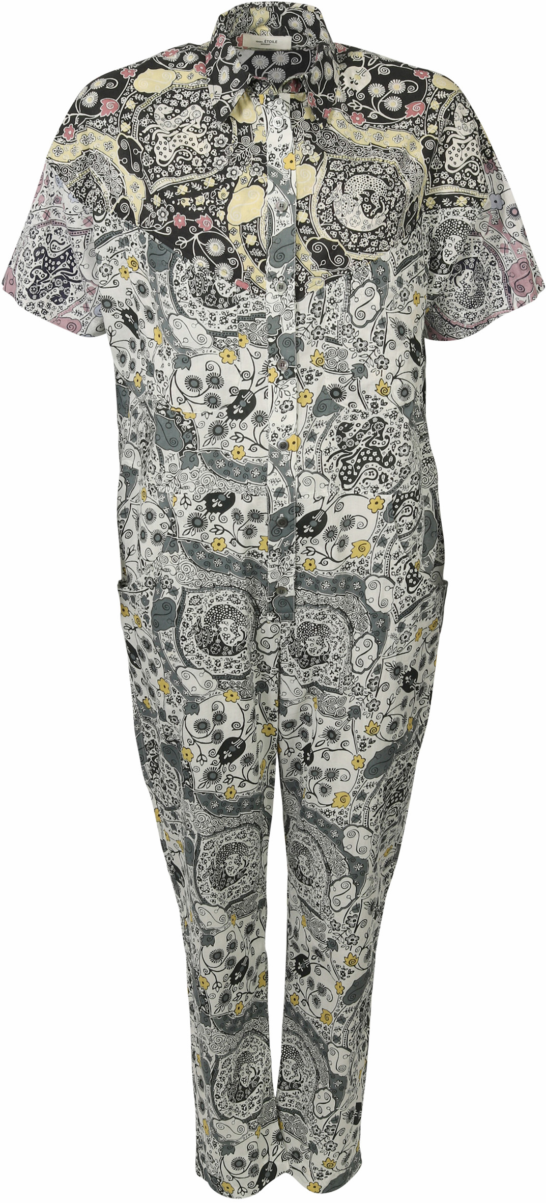 Isabel Marant Etoile Overall Udena Ecru Printed