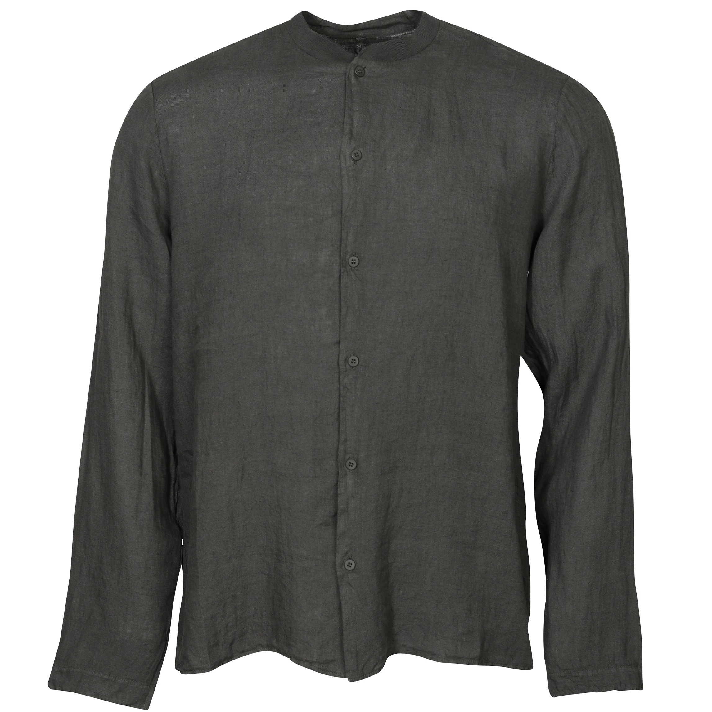 TRANSIT UOMO Linen Shirt in Blue XL