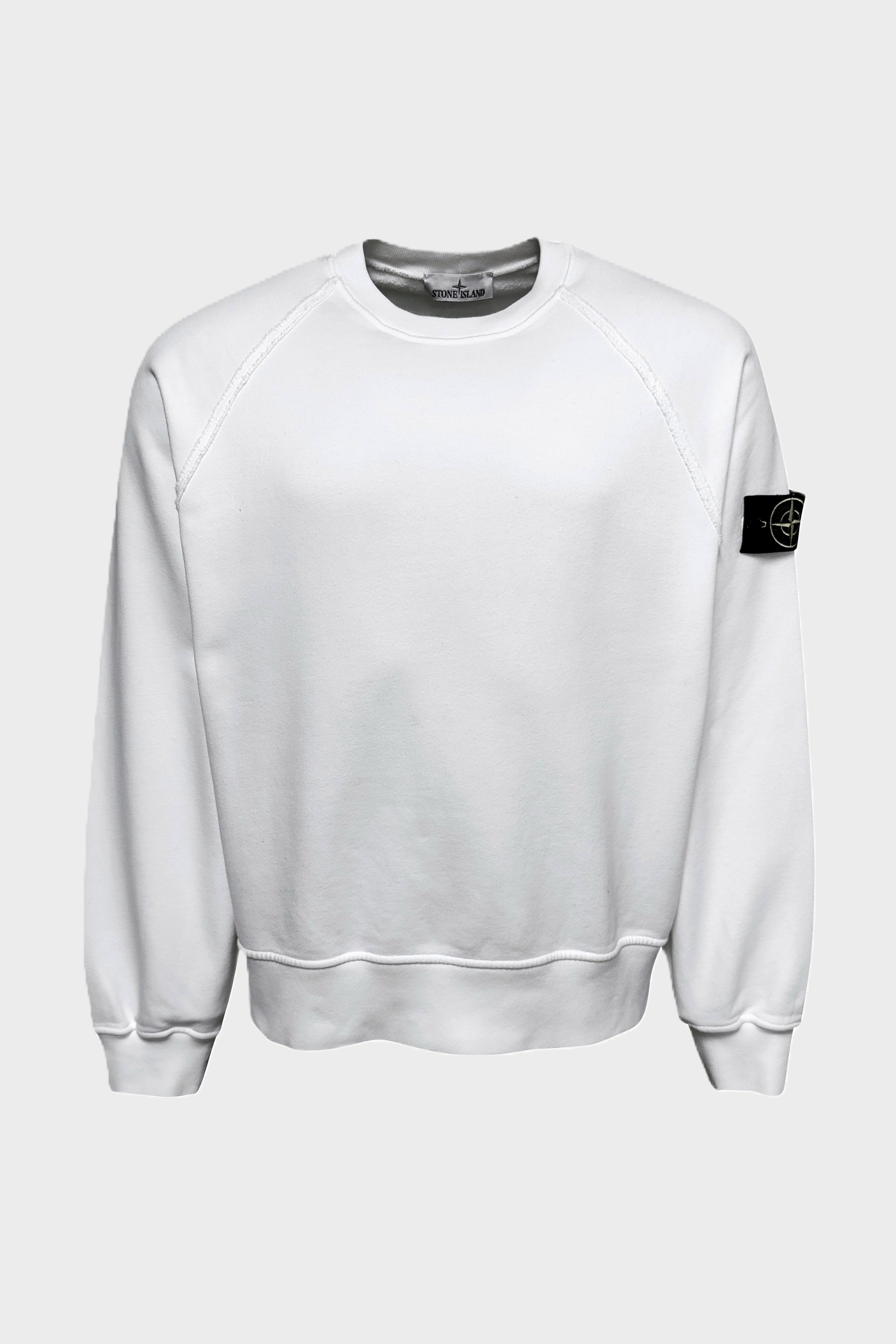 STONE ISLAND Oversized Sweatshirt in White
