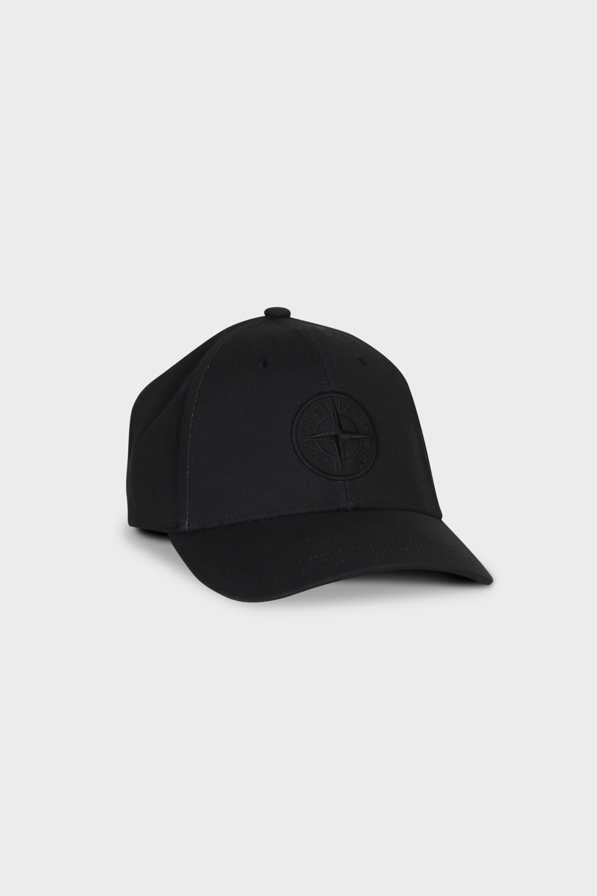 STONE ISLAND Baseball Cap in Black STONE ISLAND Baseball Cap in Black