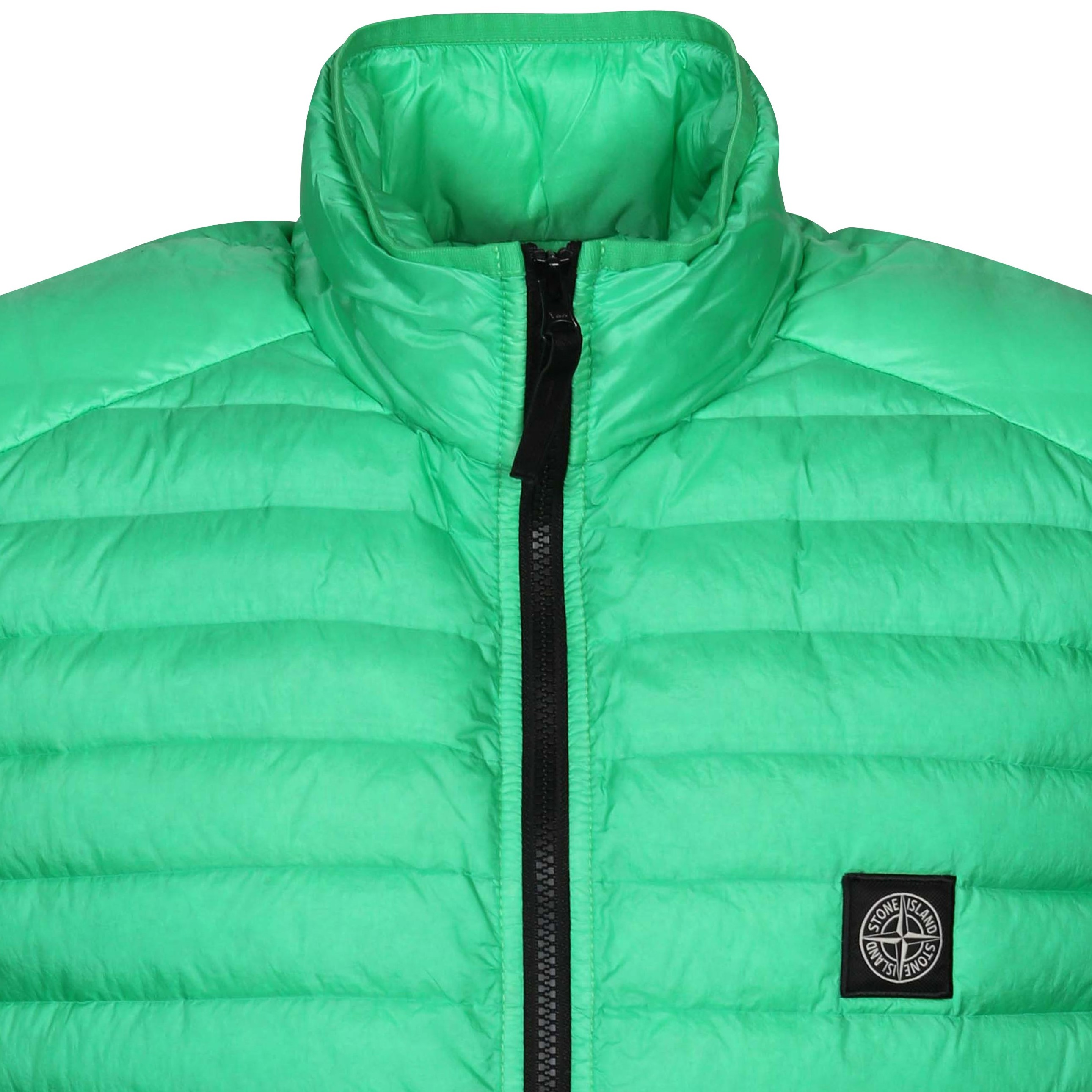 Stone Island Real Down Vest in Emerald Green