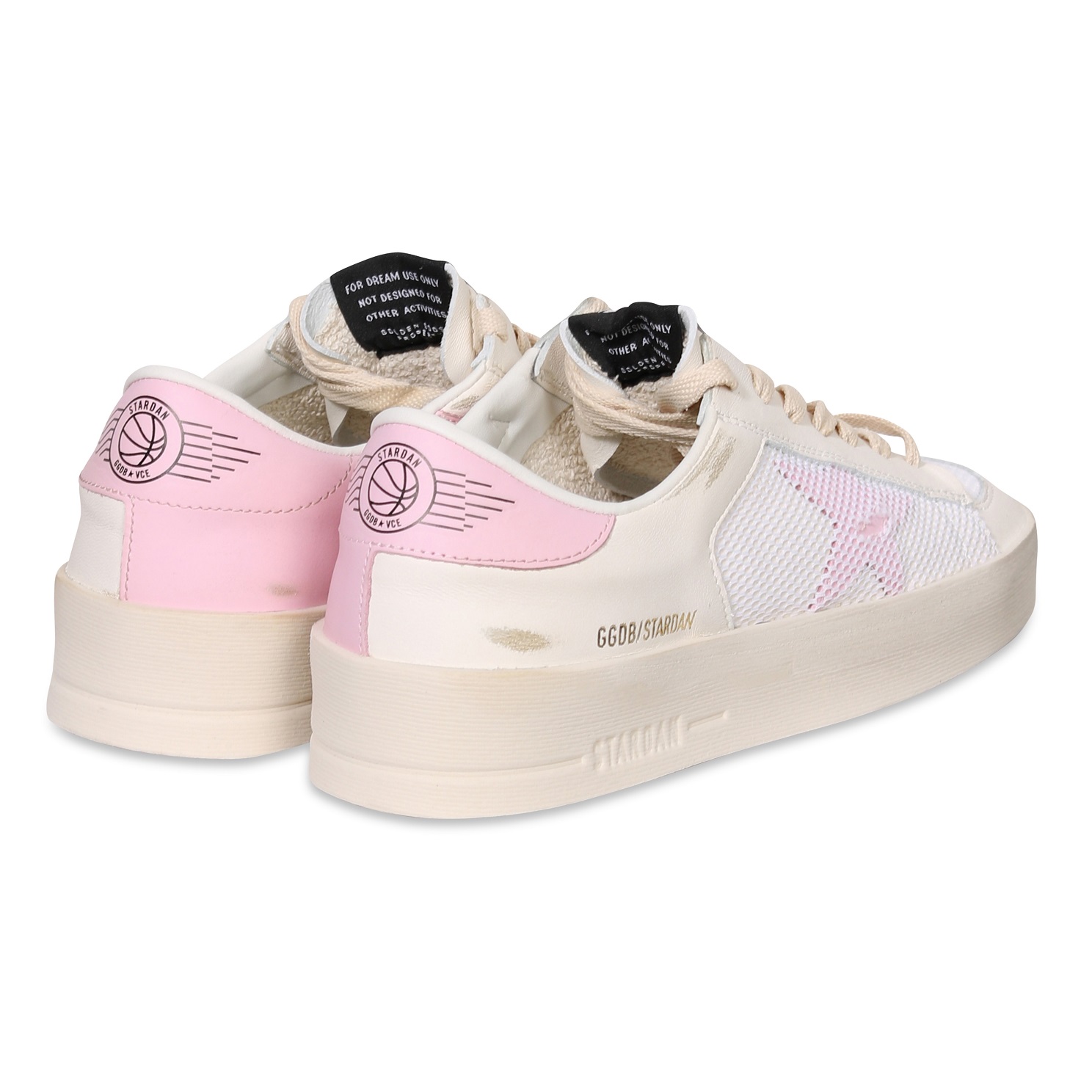 GOLDEN GOOSE Sneaker Stardan in White/Orchid Pink 38