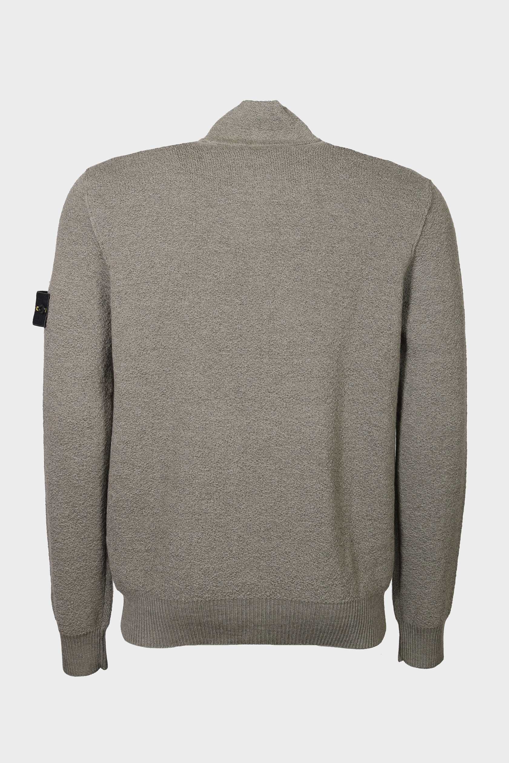 STONE ISLAND Soft Brushed Knit Jacket in Light Olive XXL