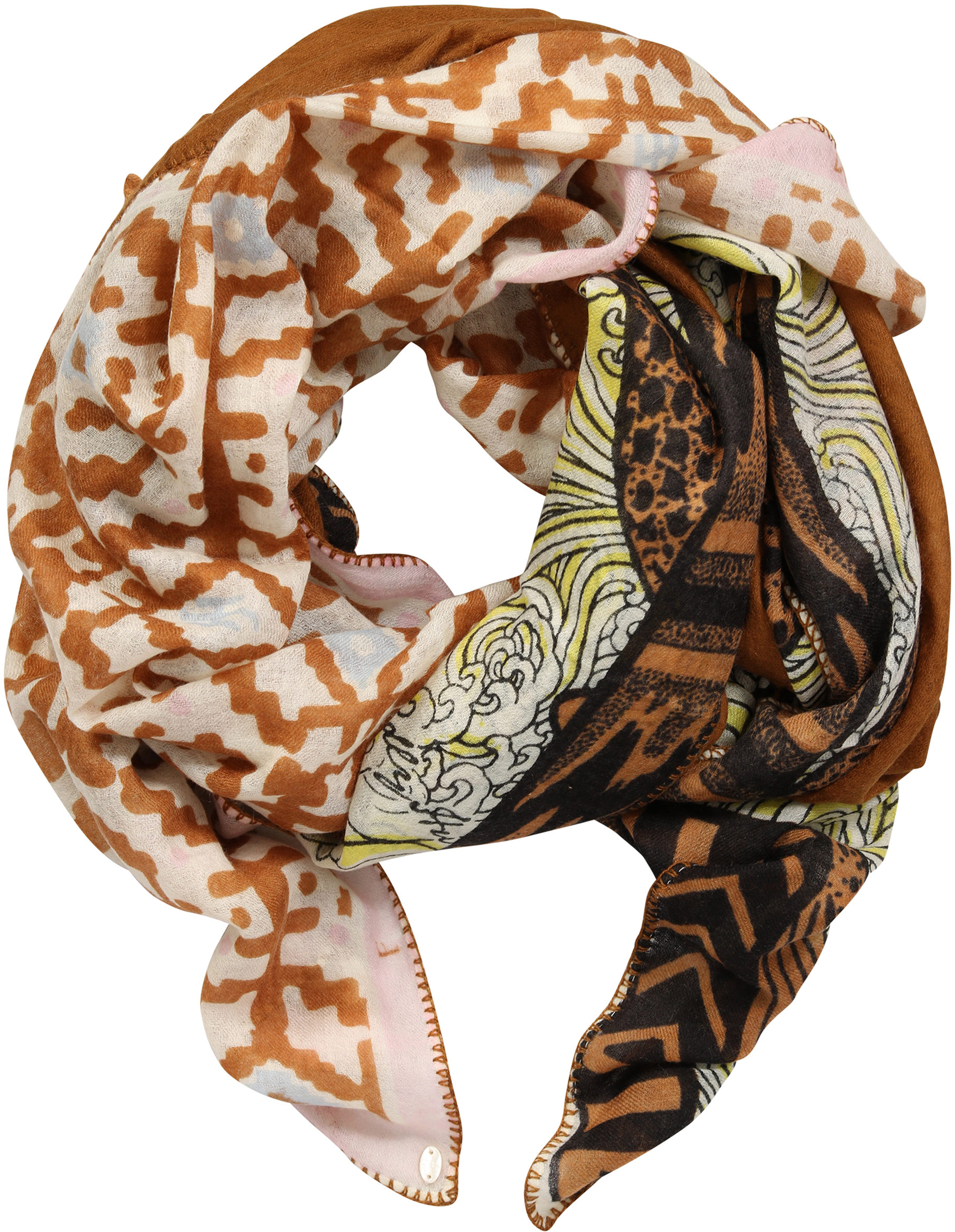 Friendly Hunting Patch Scarf Multicolour