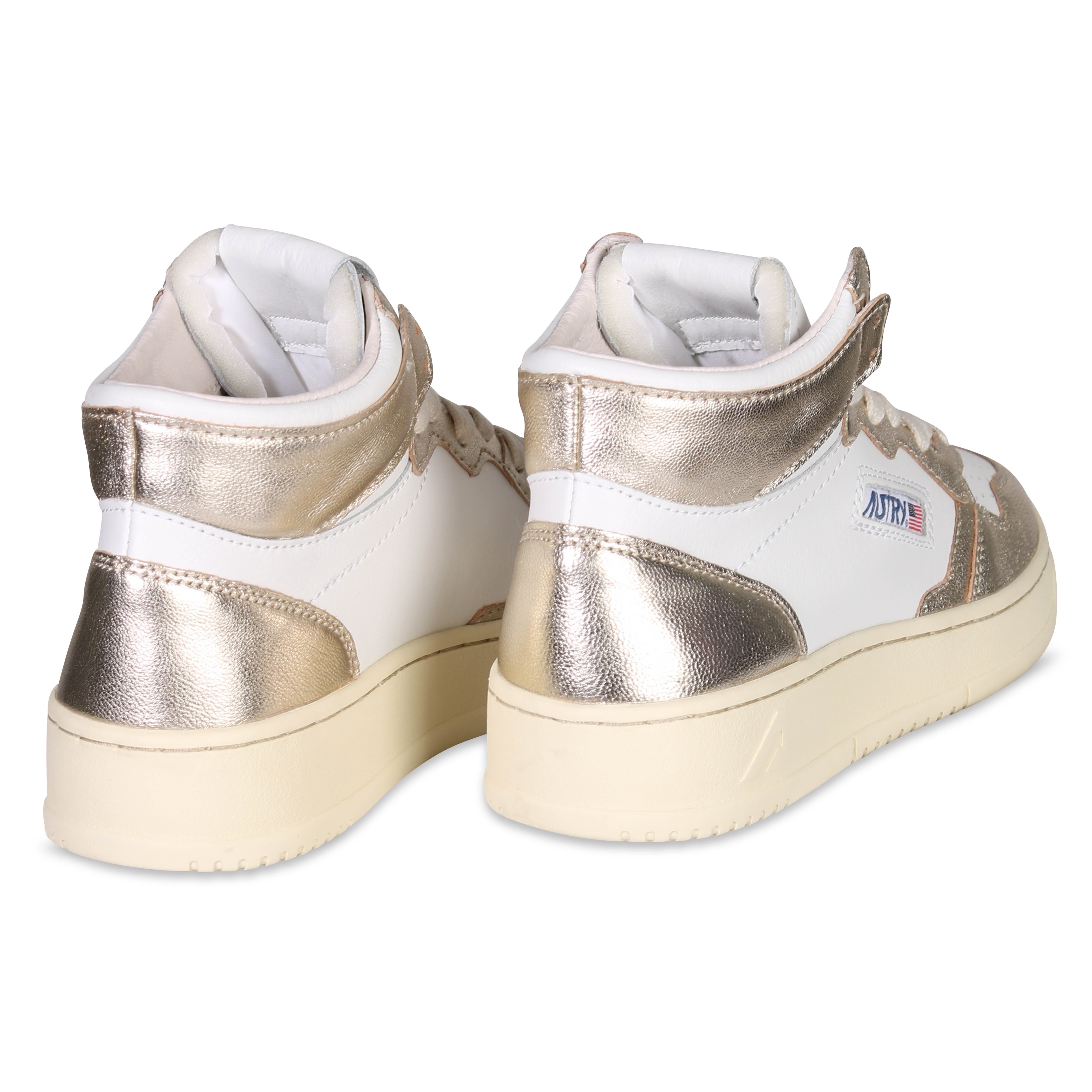 Autry Action Shoes Mid Sneaker White/Platinum