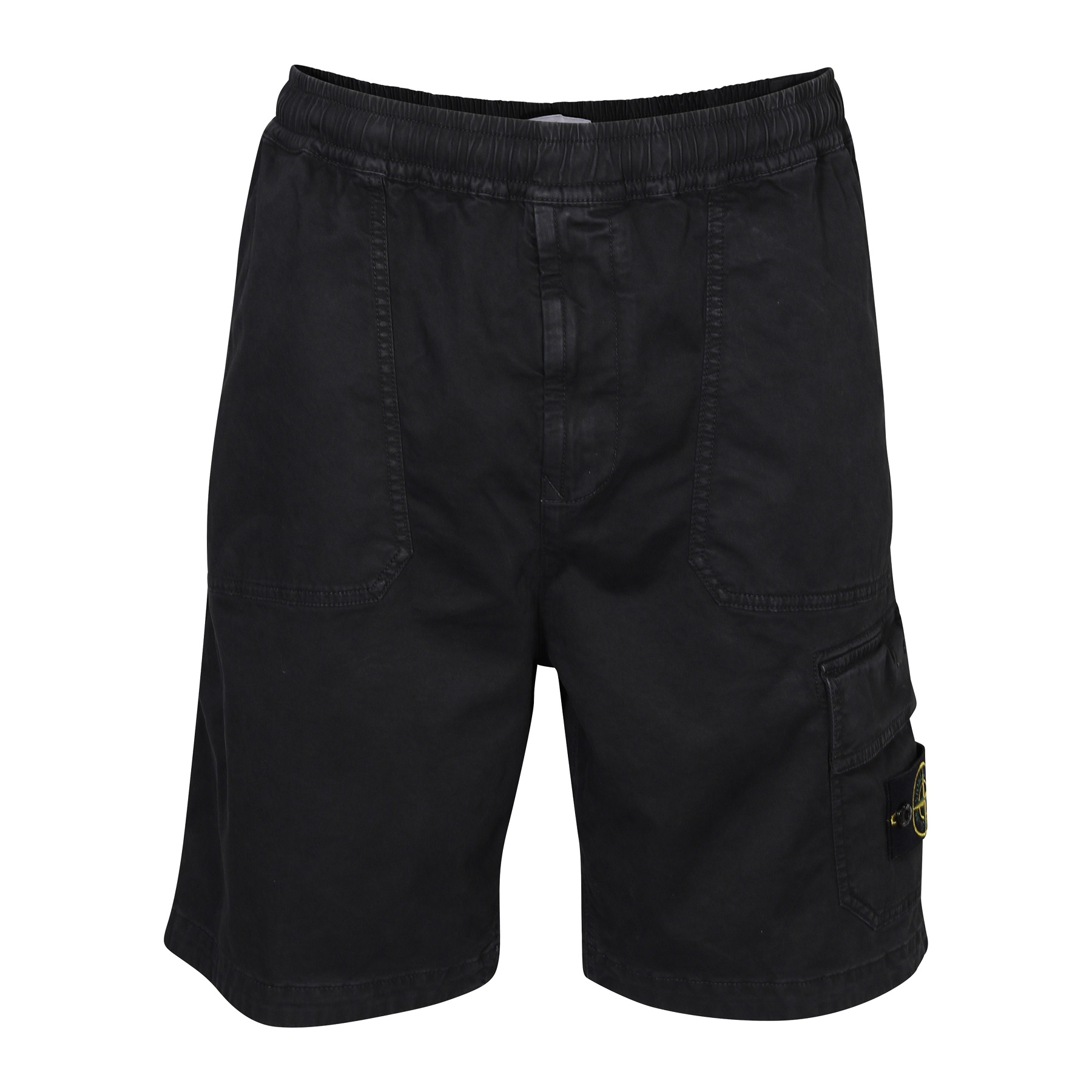 STONE ISLAND Bermuda Comfort Short in Washed Black 31