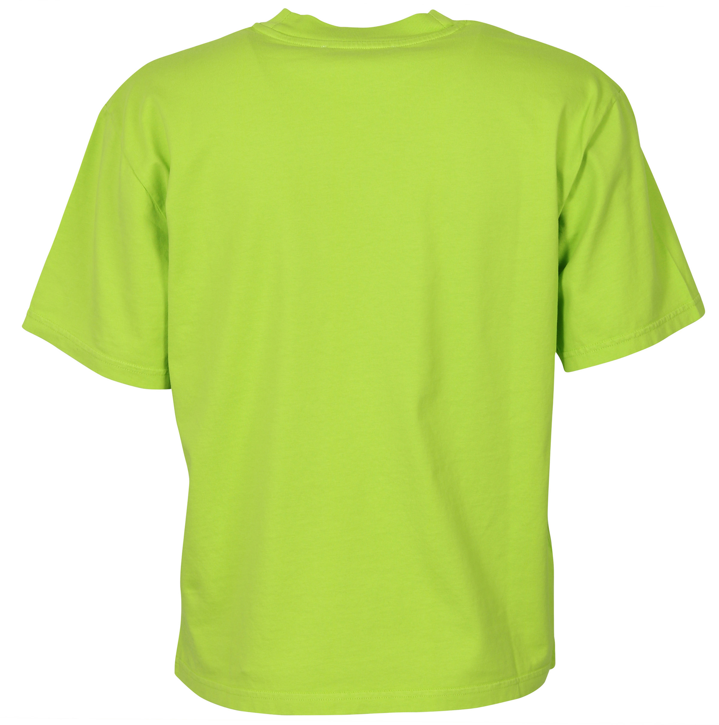 Acne Studios T-Shirt Elyssia Logo Neon Yellow